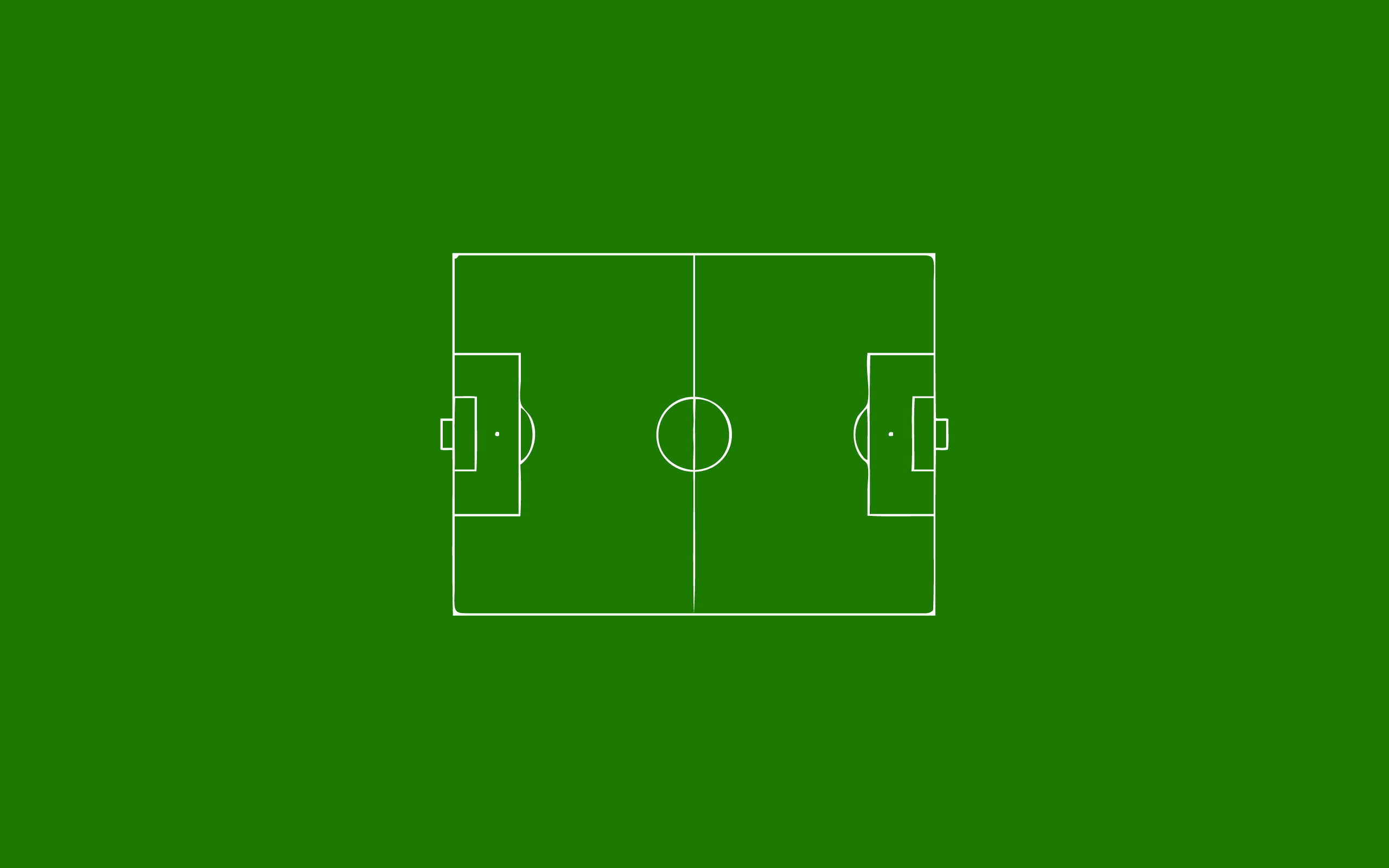 2K, football, minimalism., green background, soccer field, OLE-OLE-OLE-OLE, football field, stadium, HD Wallpaper