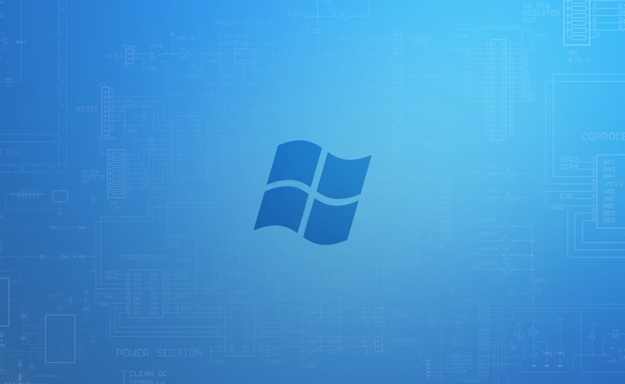 2K, blue, studio shot, close-up, wireless technology, logo, indoors, Windows 8, technology, connection, full frame, professional, text, data, reflection, HD Wallpaper