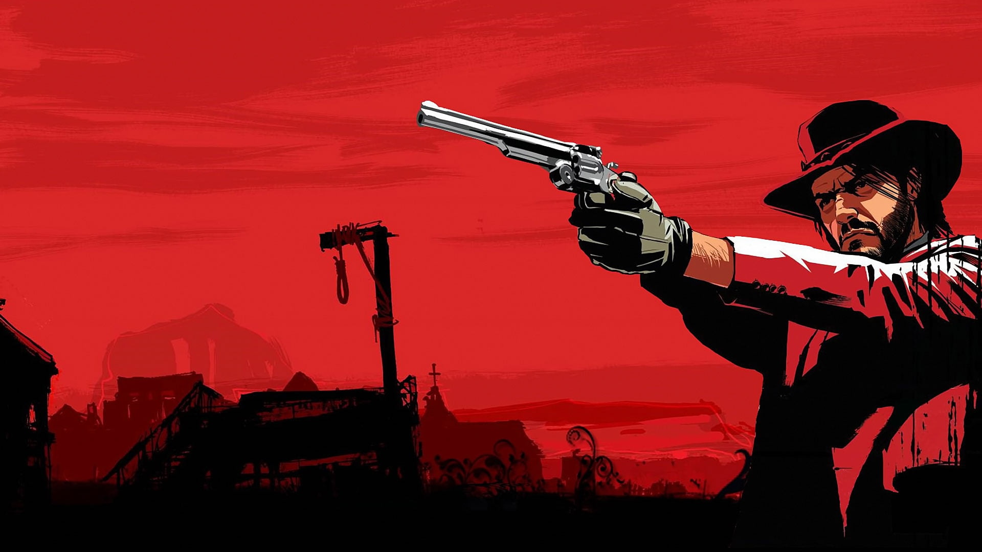 Red Dead Redemption, Wild West, Rockstar Game, 1080P, American Old West, HD Wallpaper