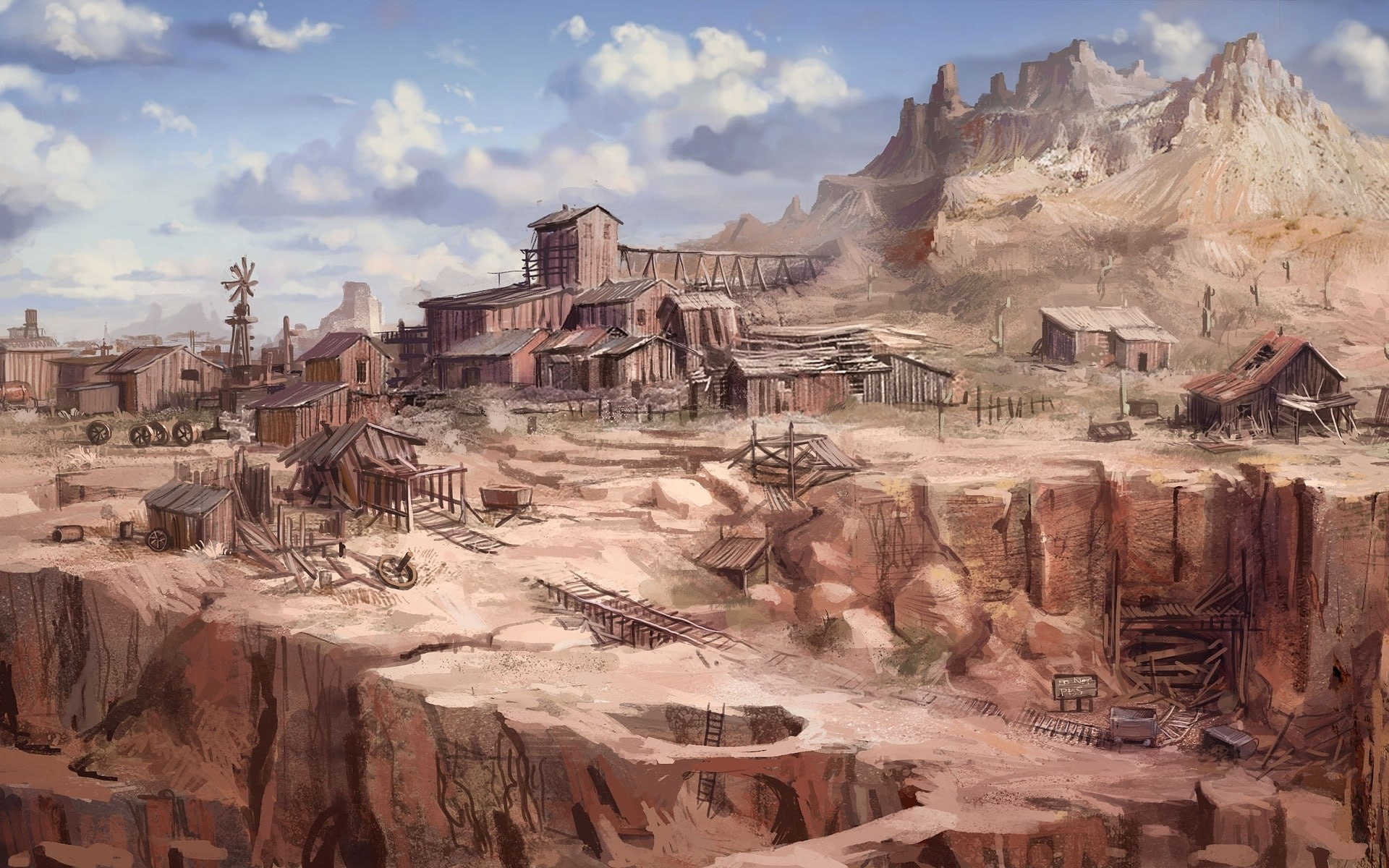 digital/artwork, wild, 1080P, juarez, call, drawing, hd, west, HD Wallpaper