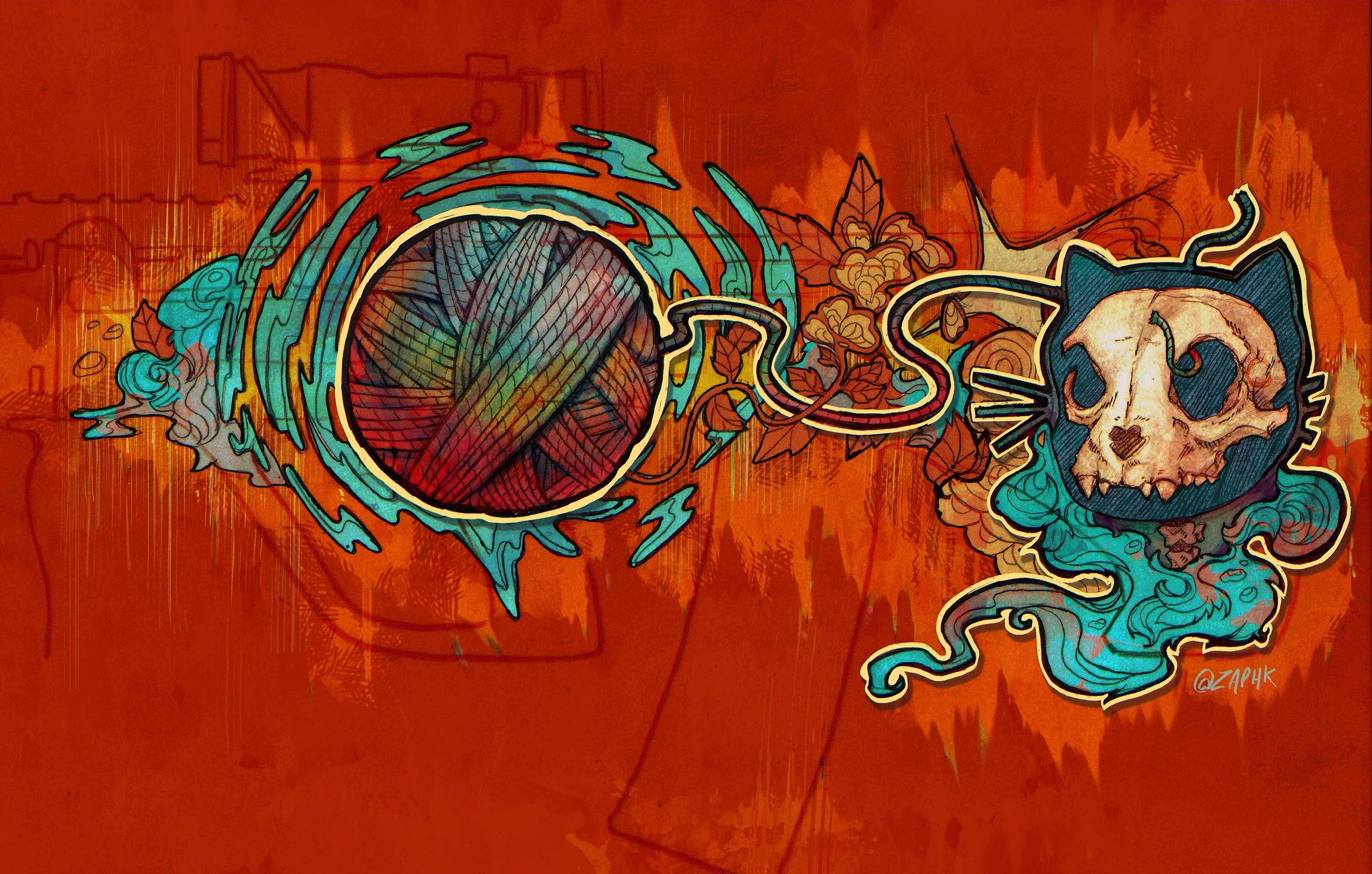 art and craft, animal, domestic, art, ornate, wall - building feature, close-up, ball, animal themes, mural, multi colored, weapon, animal representation, HD Wallpaper