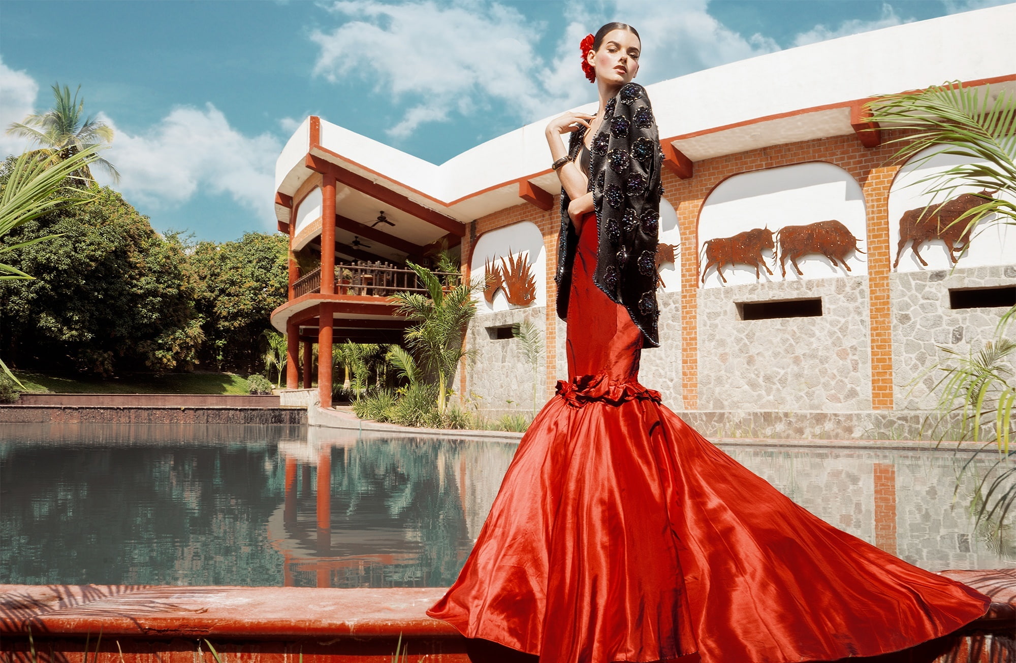 nature, FloorLength, Woman, leisure activity, Lovely, young women, looking at camera, extraordinary, Model, Fabulous, hispanic, Torero, glamorous, one person, HD Wallpaper