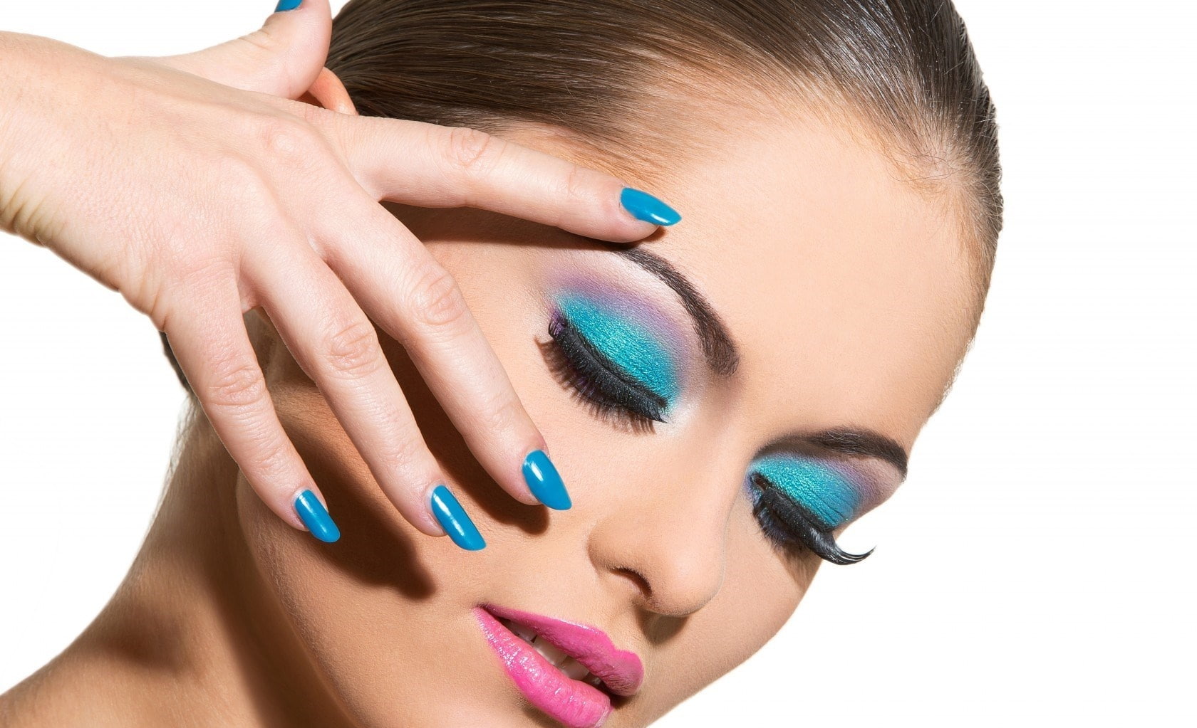 make-up, manicure, women, beautician, fingernail, makeup, human face, body care and beauty, body part, eyes closed, beauty, beautiful people, Girls, beauty product, HD Wallpaper