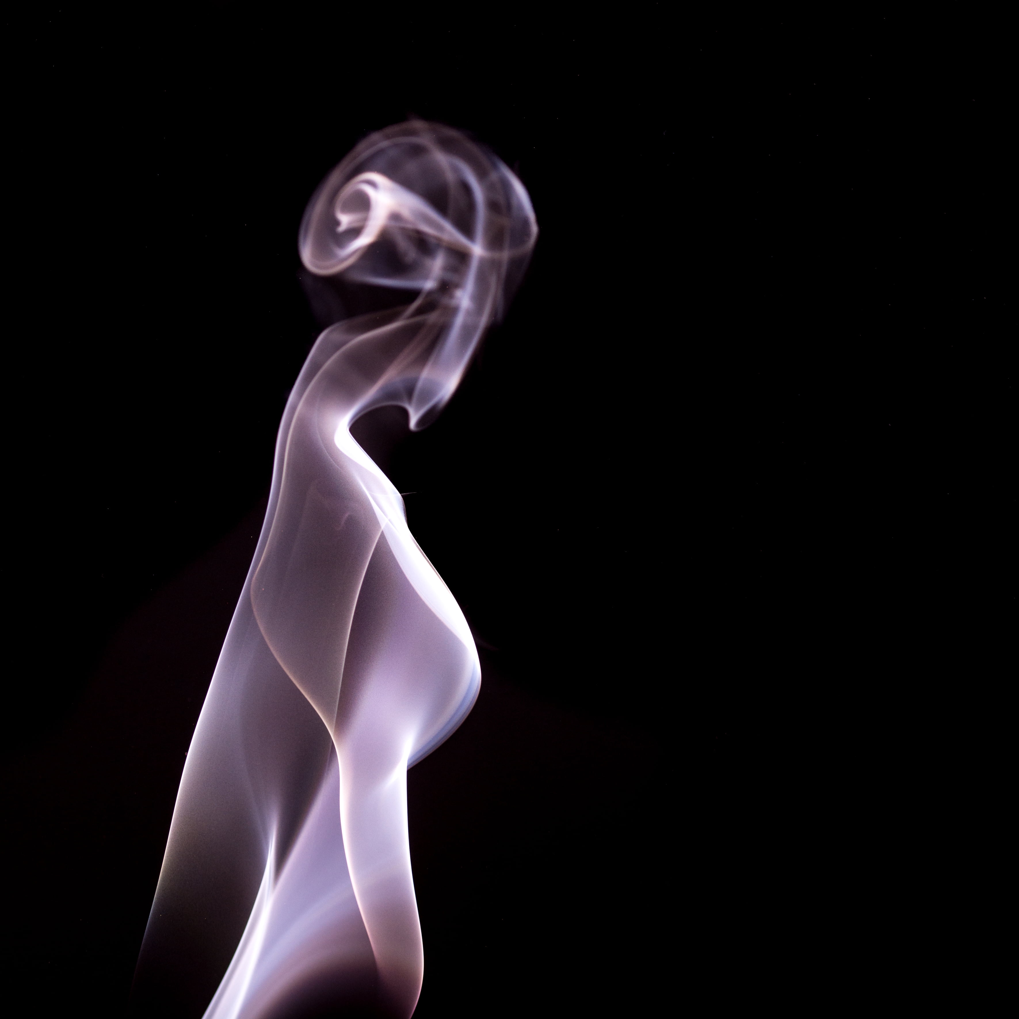 swirl, incense, flame, 2K, backgrounds, Princess Leia, flowing, ghost, Studio, figure, illustration, Nikon  D7100, smoke, Star Wars, Explored, pattern, Phone HD Wallpaper