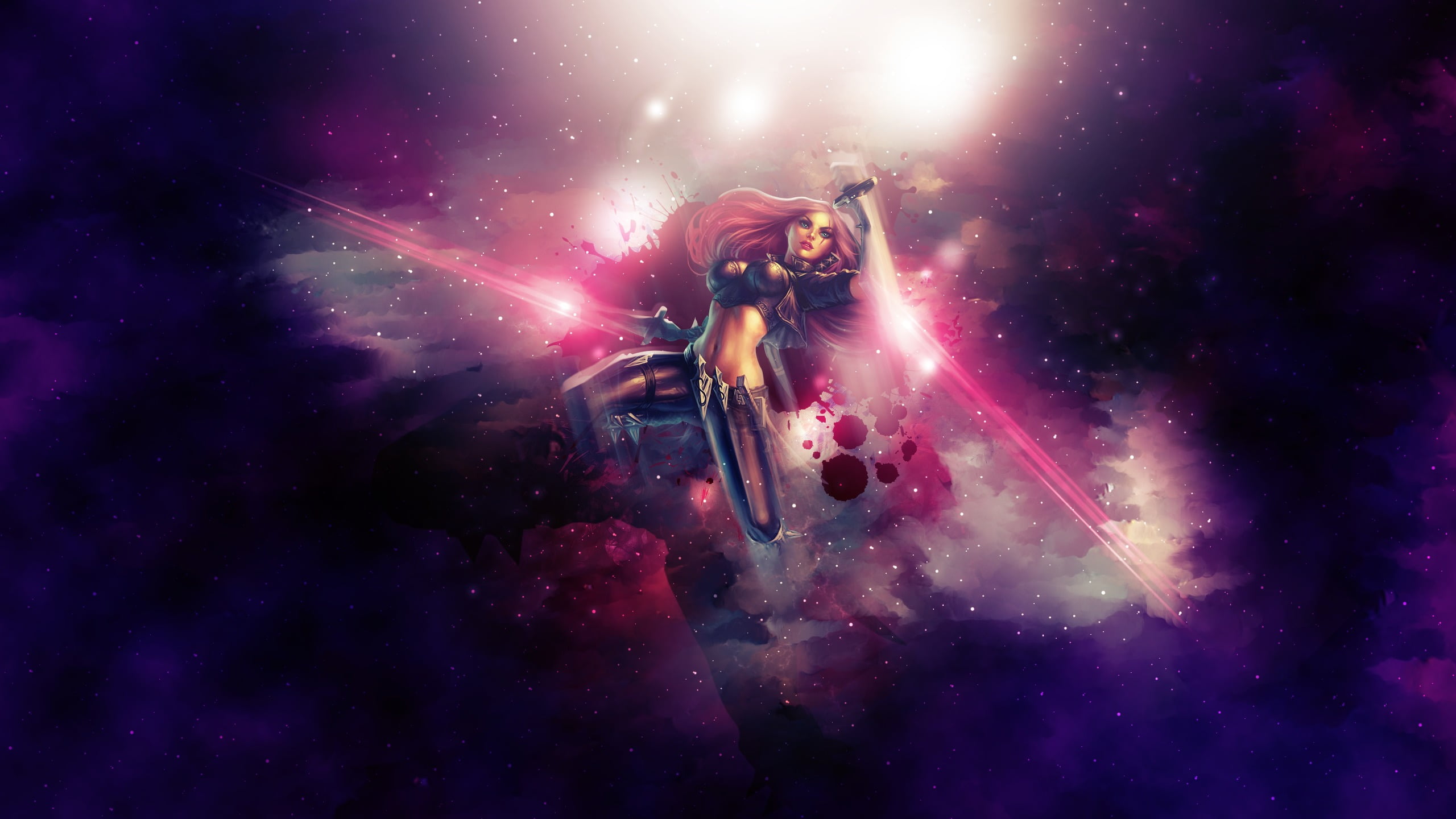 performance, katarina, smoke - physical structure, adult, red, illuminated, arts culture and entertainment, night, star - space, protection, HD Wallpaper