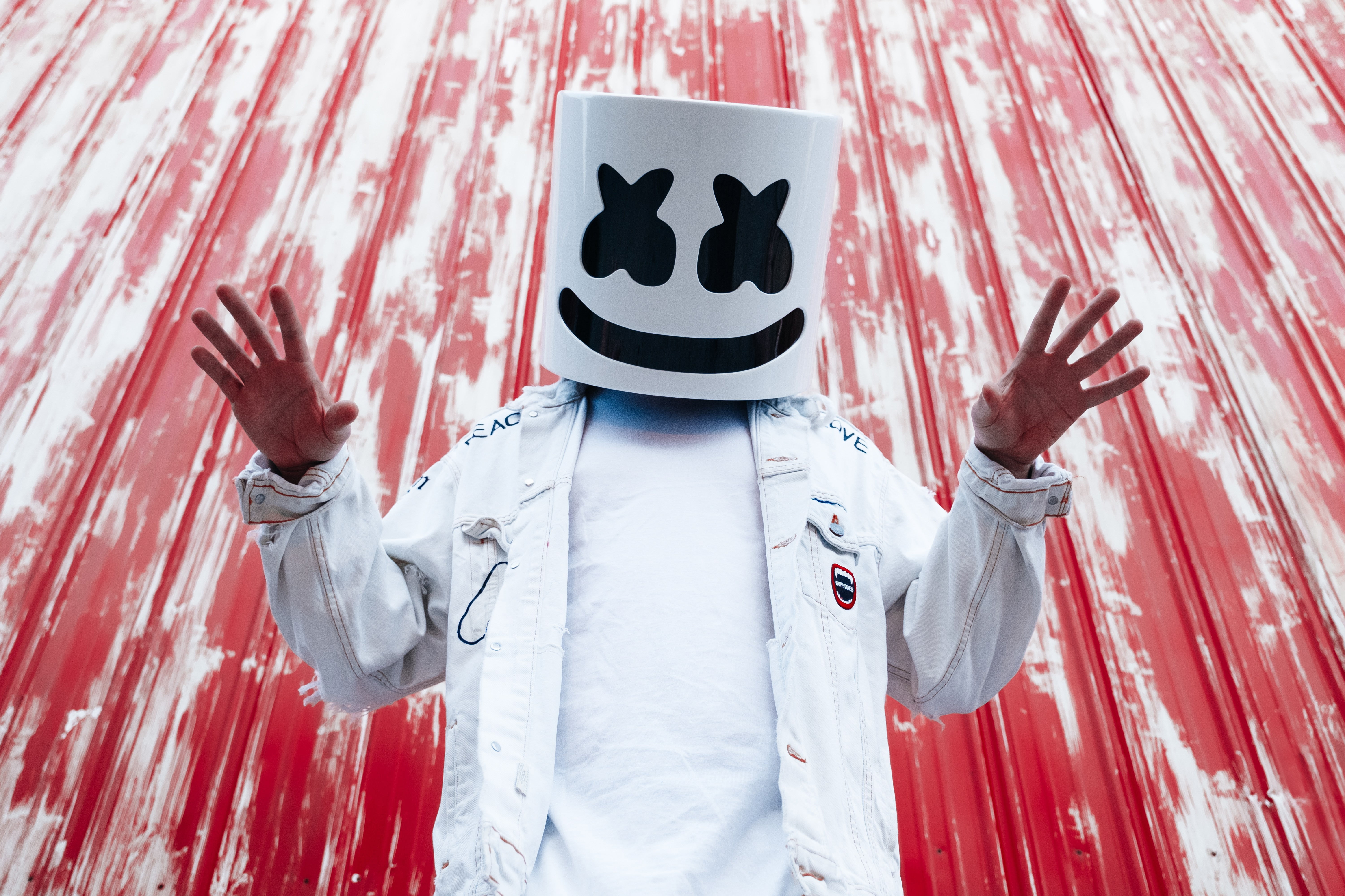 5K, DJ, Marshmello, EDM, HD Wallpaper