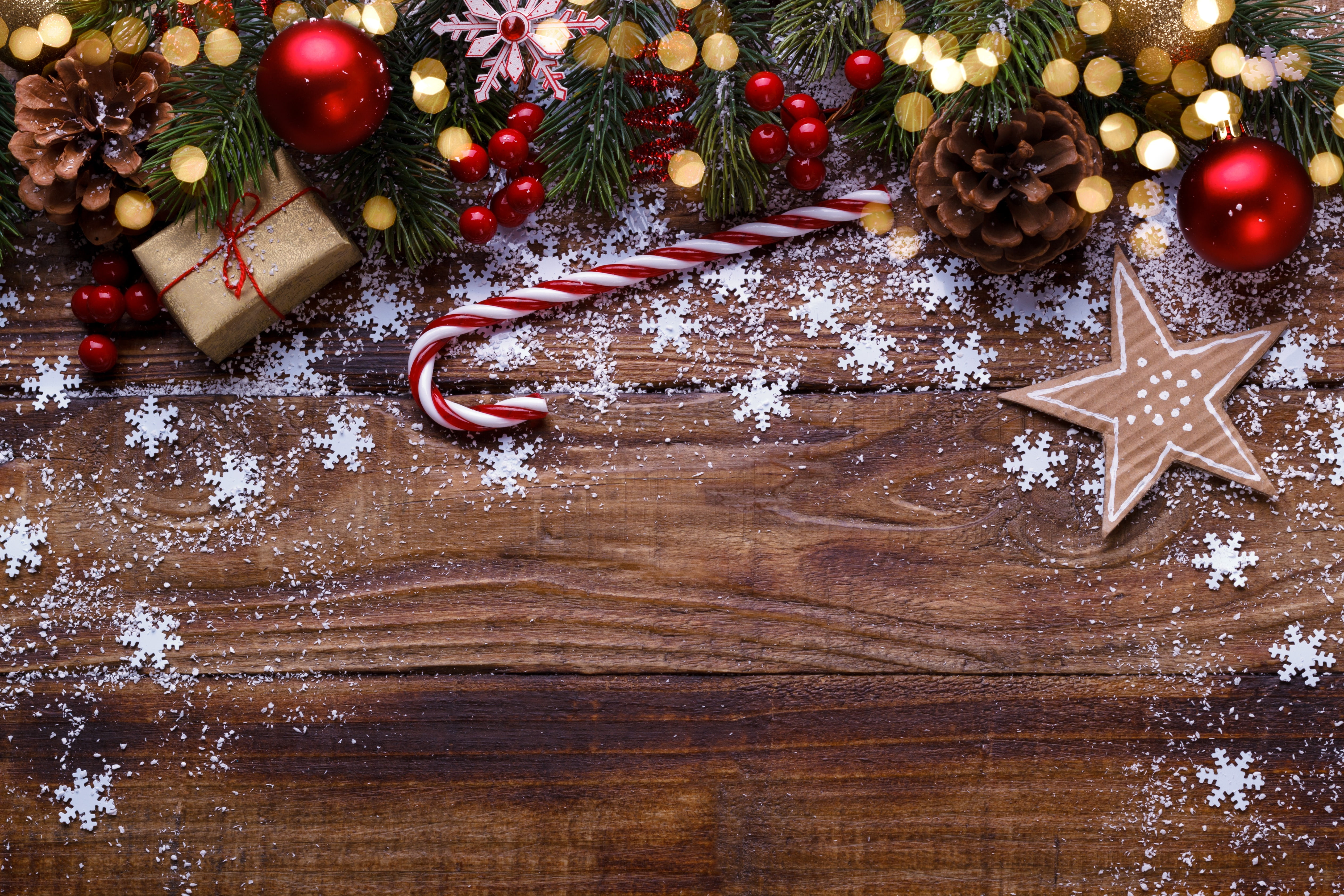 Candy Cane, 4K, Christmas, Holiday, HD Wallpaper