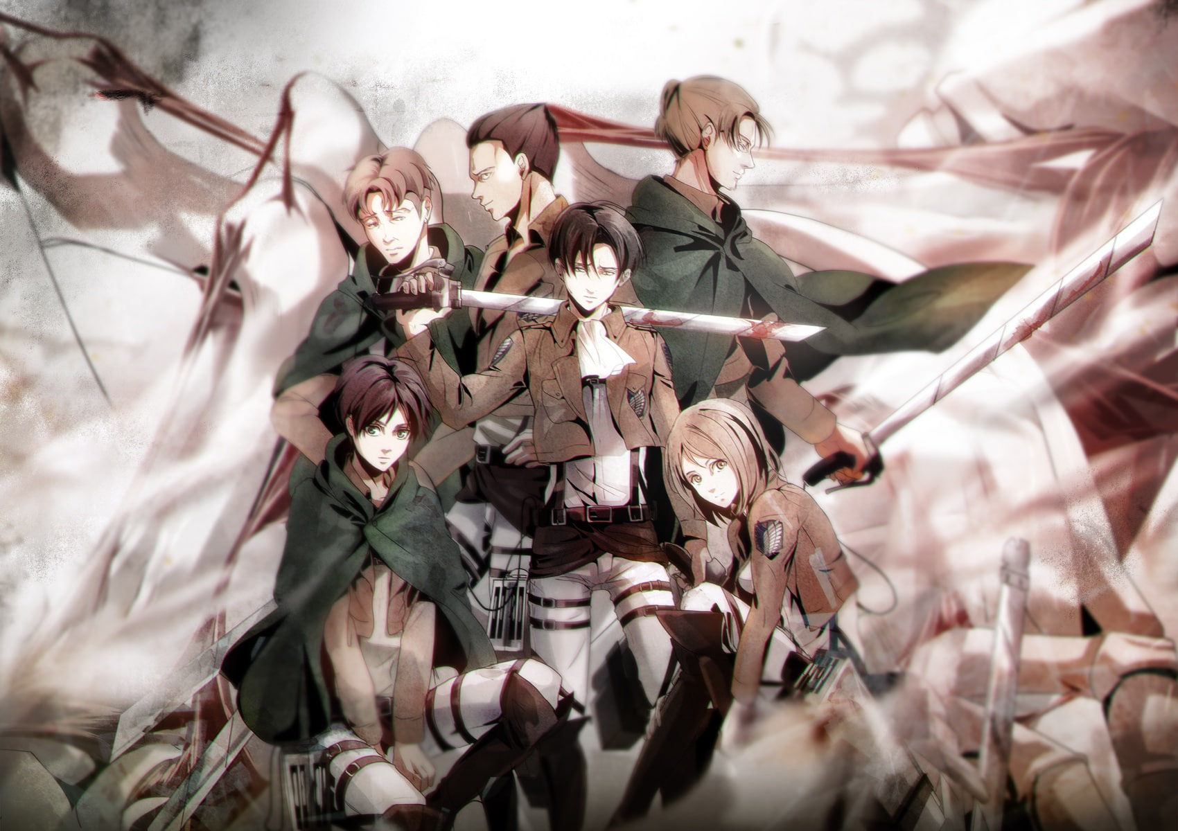erd, weapon, 720P, sword, 245264, gunter, kawauso, ral, bossard, tagme, levi, jaeger, eren, shulz, uniform, group, gin, konachan, auruo, petra, ackerman, HD Wallpaper