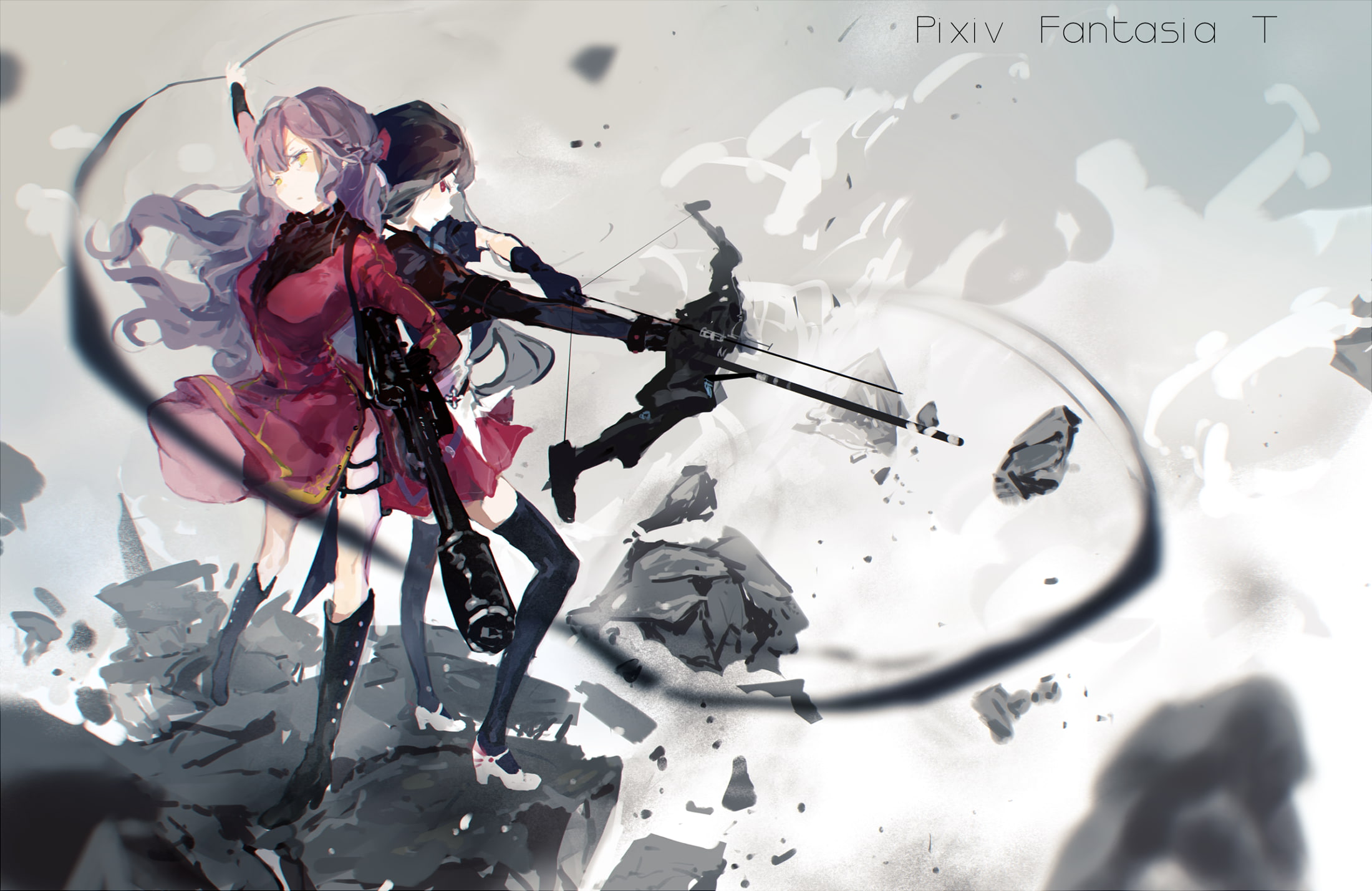 Pixiv Fantasia T, anime, 1080P, HD Wallpaper