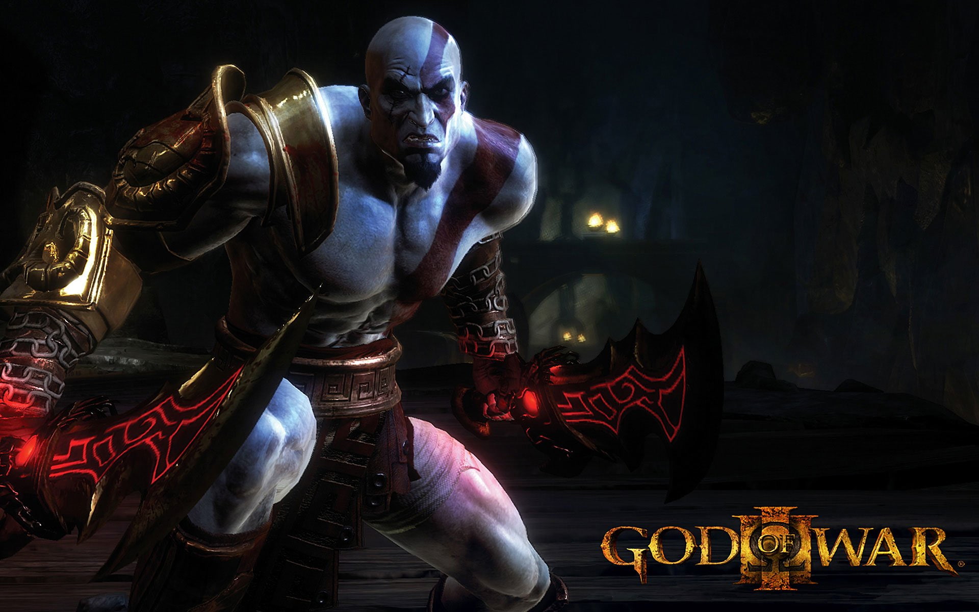 1080P, Warrior, God Of War III, God of War, HD Wallpaper