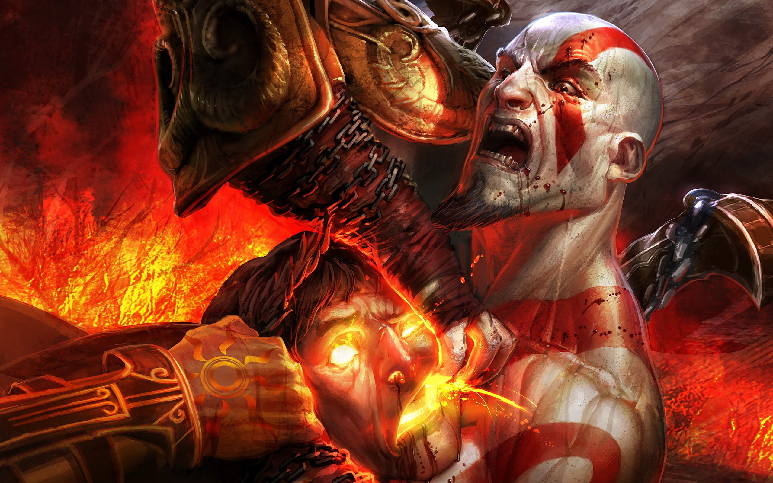Kratos (God Of War), God of War, 2K, God Of War III, HD Wallpaper
