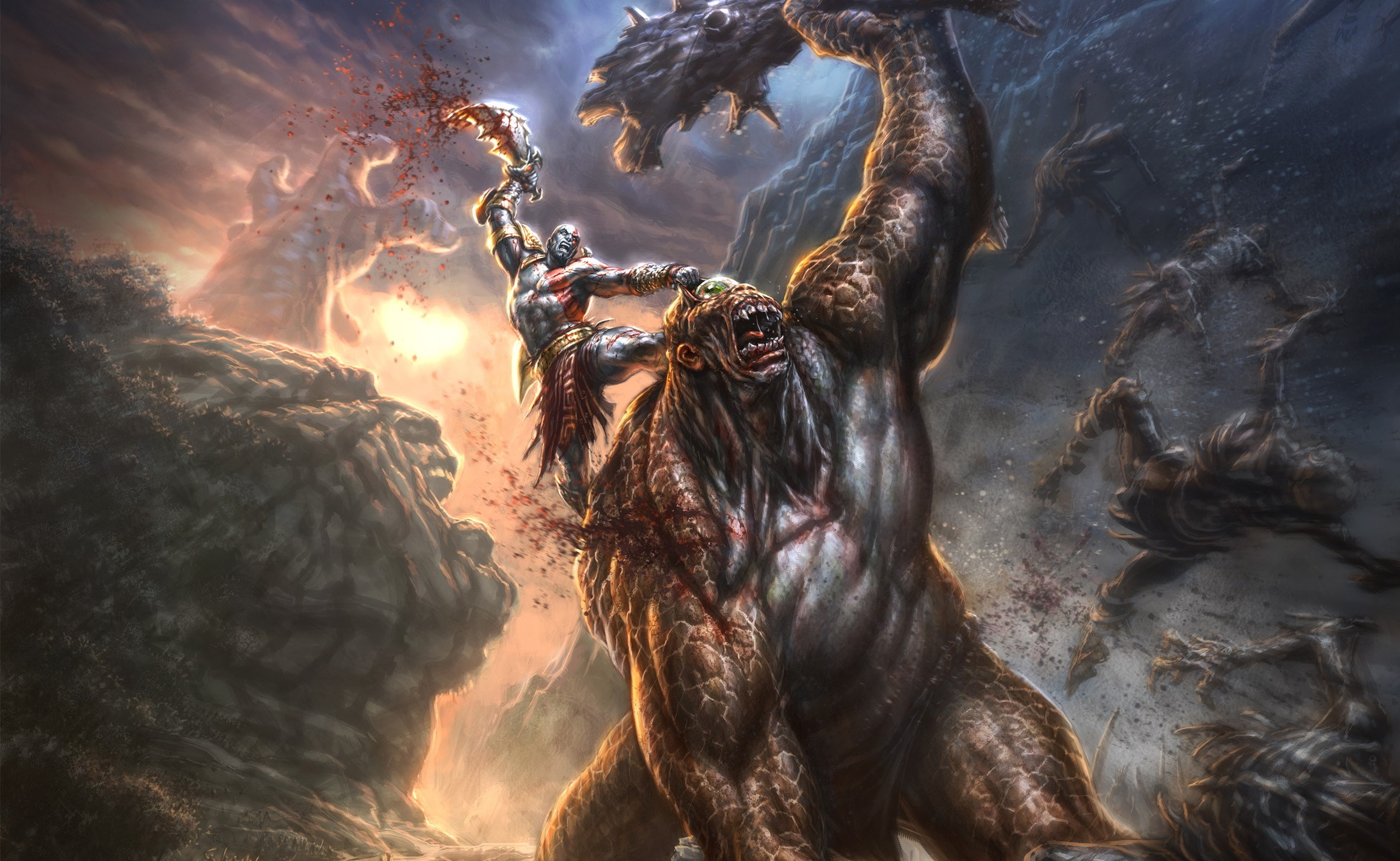 1080P, god of war iii, HD Wallpaper