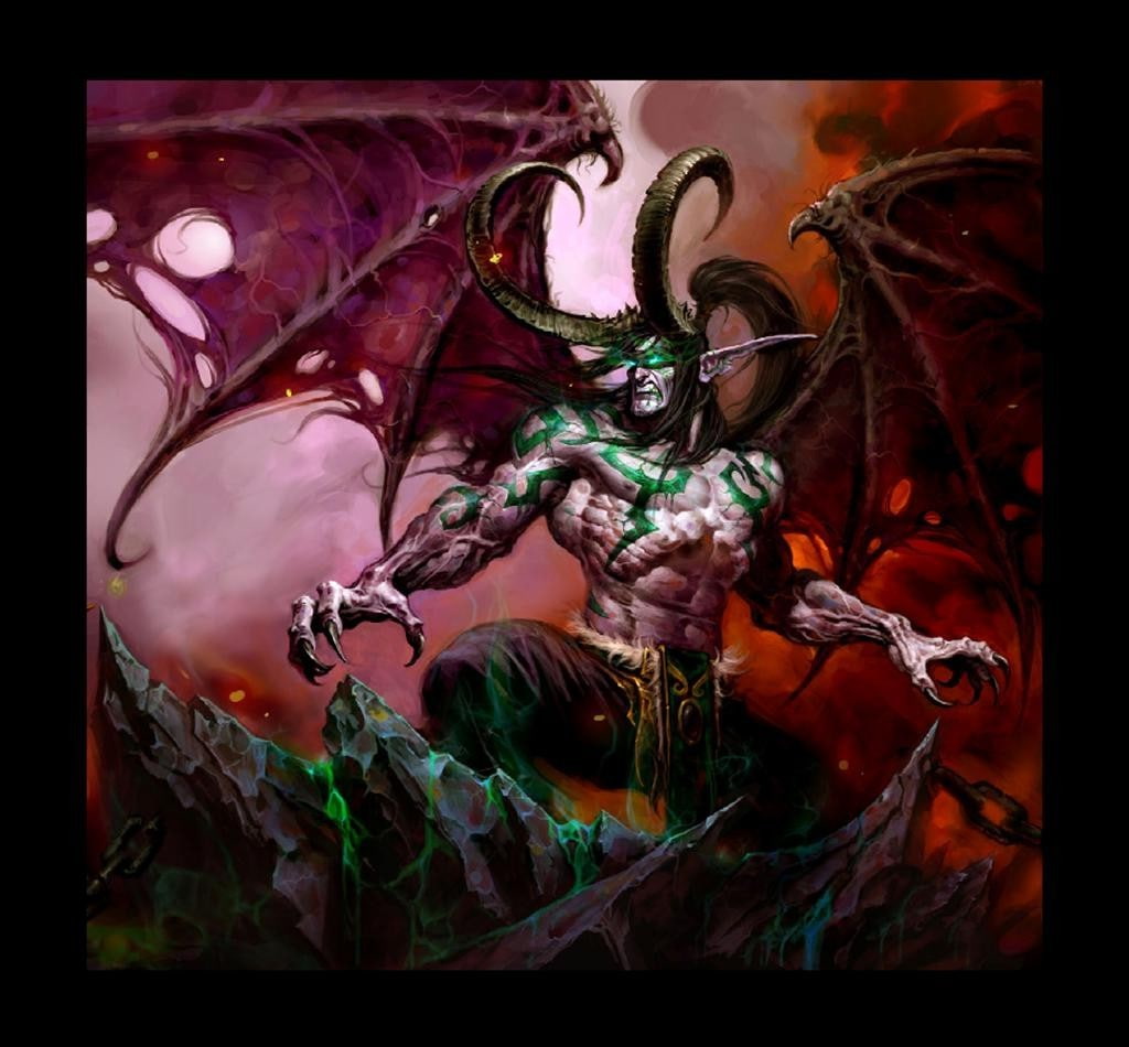 art and craft, World Of Warcraft: The Burning Crusade, sculpture, creativity, 480P, representation, transfer print, close-up, Illidan Stormrage, nature, HD Wallpaper