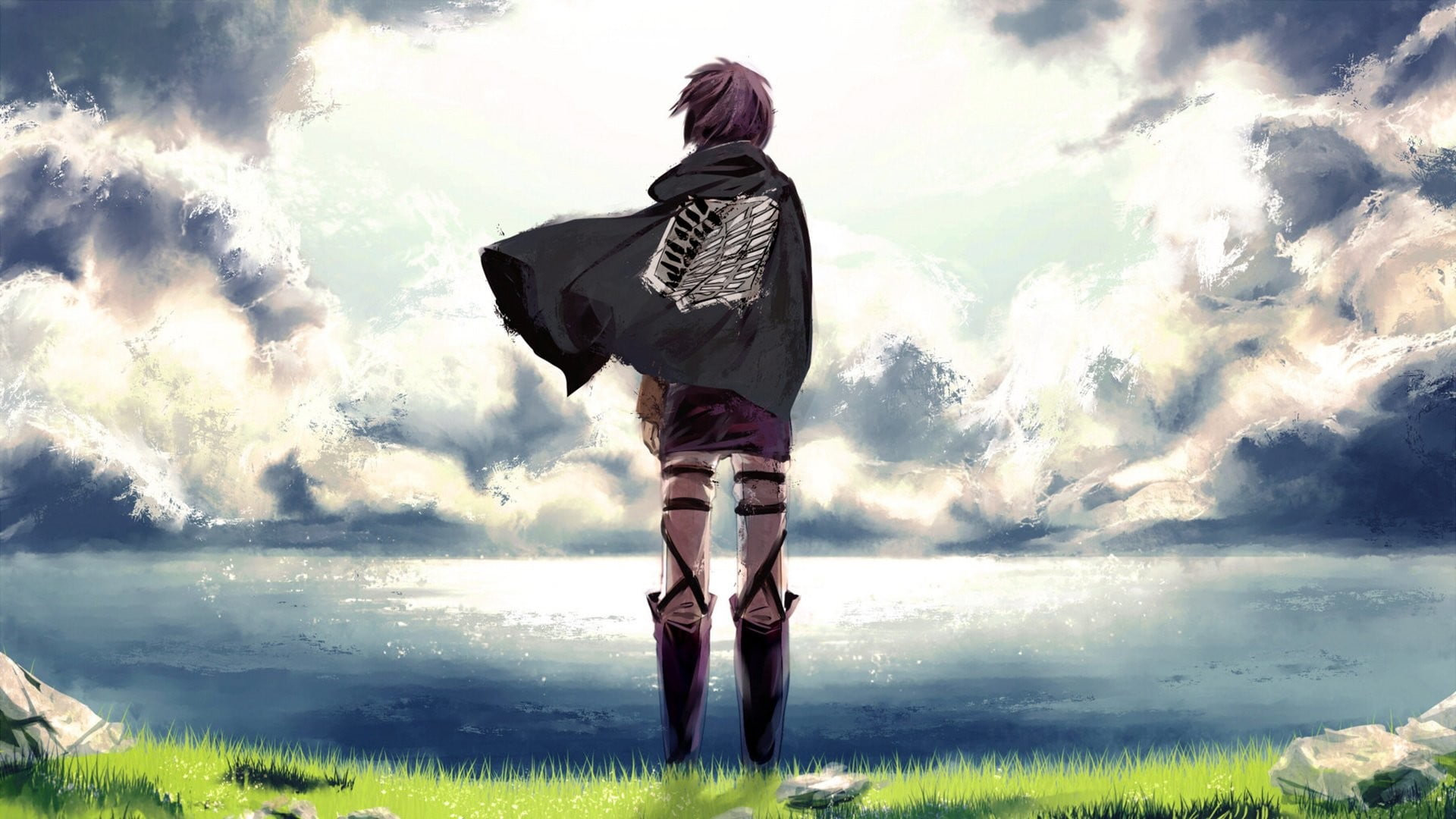 Scout Regiment, Shingeki no Kyojin, 1080P, Attack on Titans, HD Wallpaper