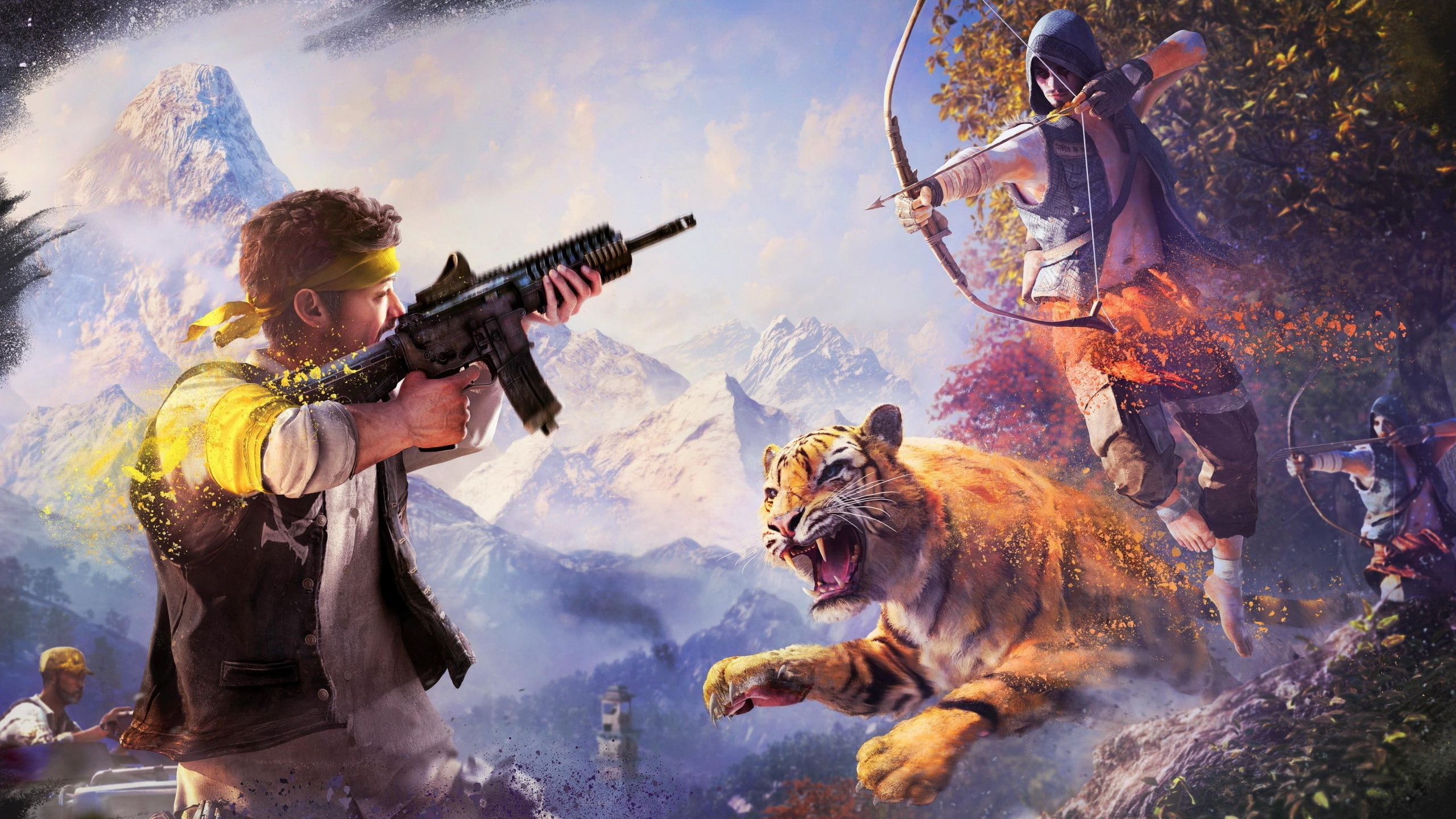 tiger, far, cry, far cry 4, 2K, HD Wallpaper