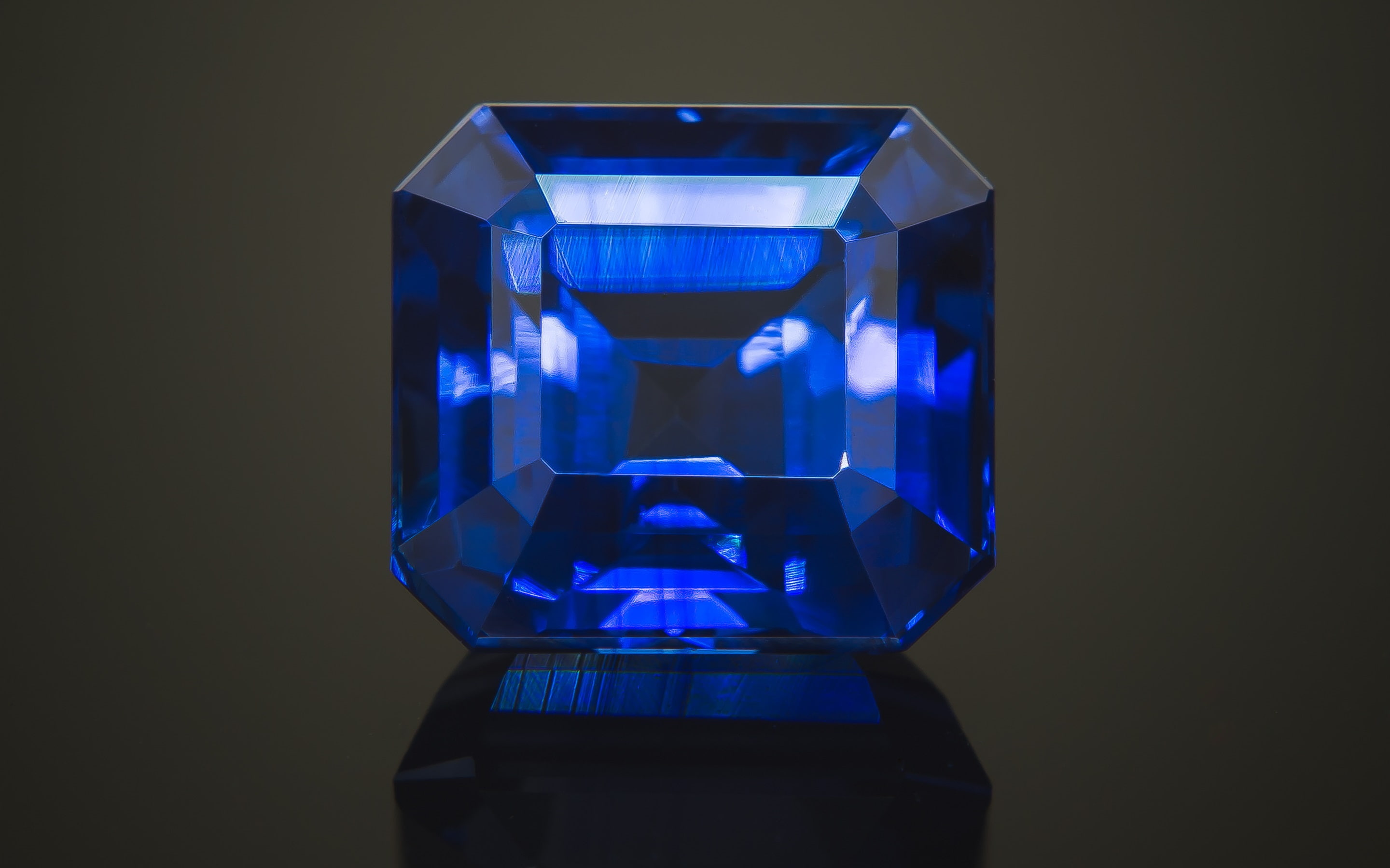 Sapphire, 2K, Stones, Blue, HD Wallpaper