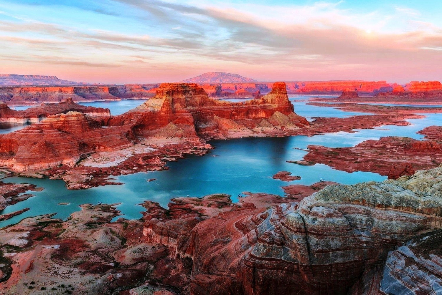 Lake Powell, Canyon, Rock, Earth, 720P, Lake, Utah, HD Wallpaper