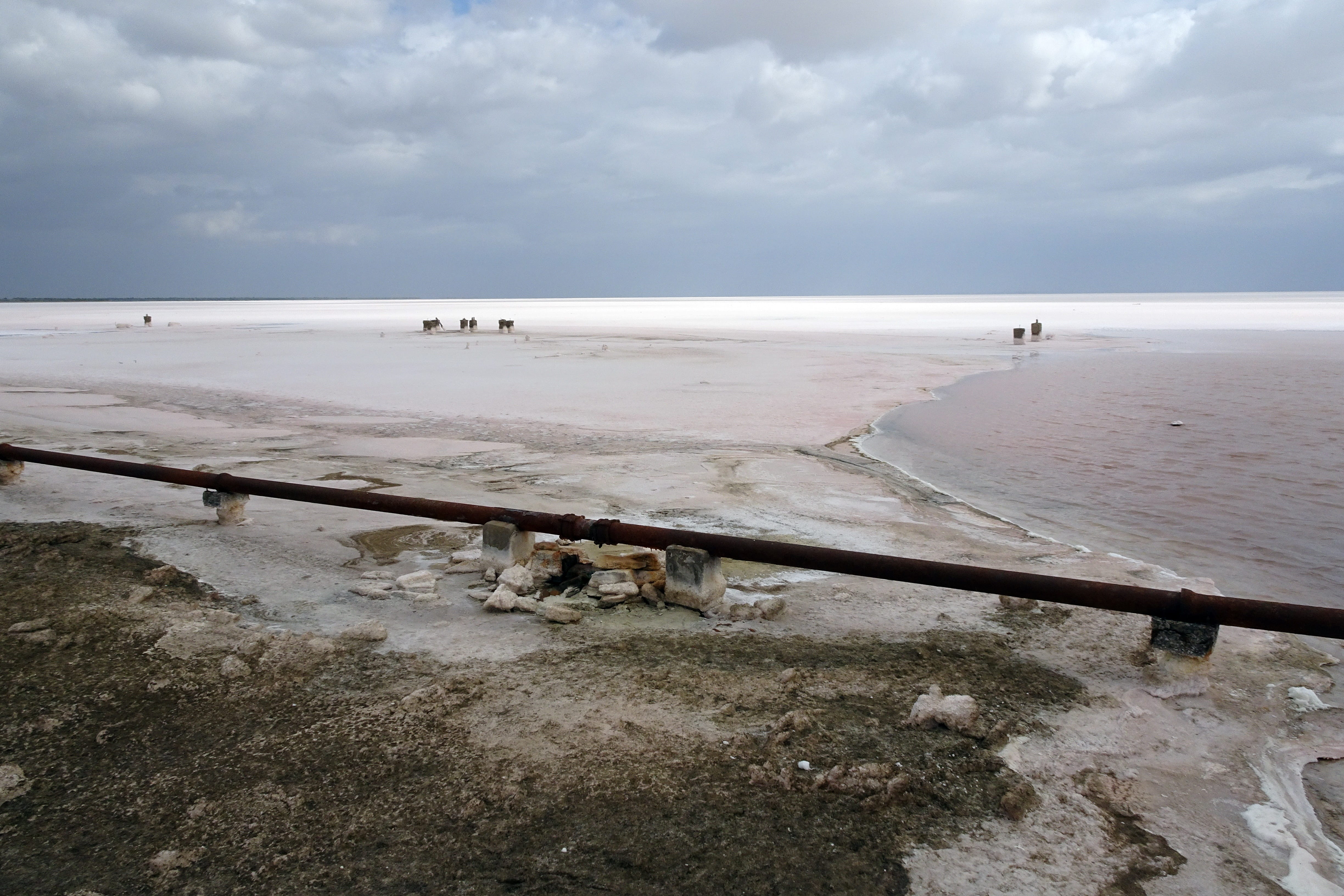 sky, landscape, water, nature, gujarat, beauty in nature, tranquility, kachchh, desert, saline, india, day, sea, horizon, road, great rann, white rann, HD Wallpaper