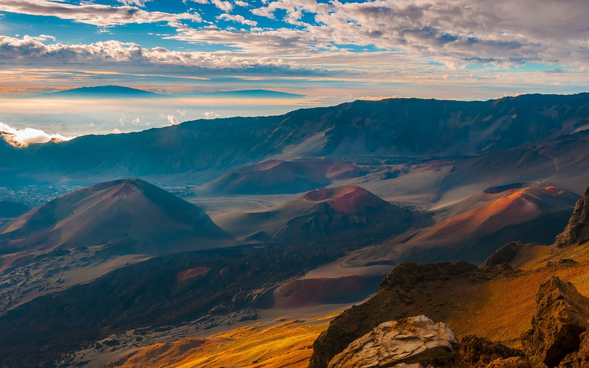 scenics - nature, landscape, geology, non-urban scene, tranquil scene, environment, mountains, nature, 1080P, crater, remote, no people, physical geography, HD Wallpaper