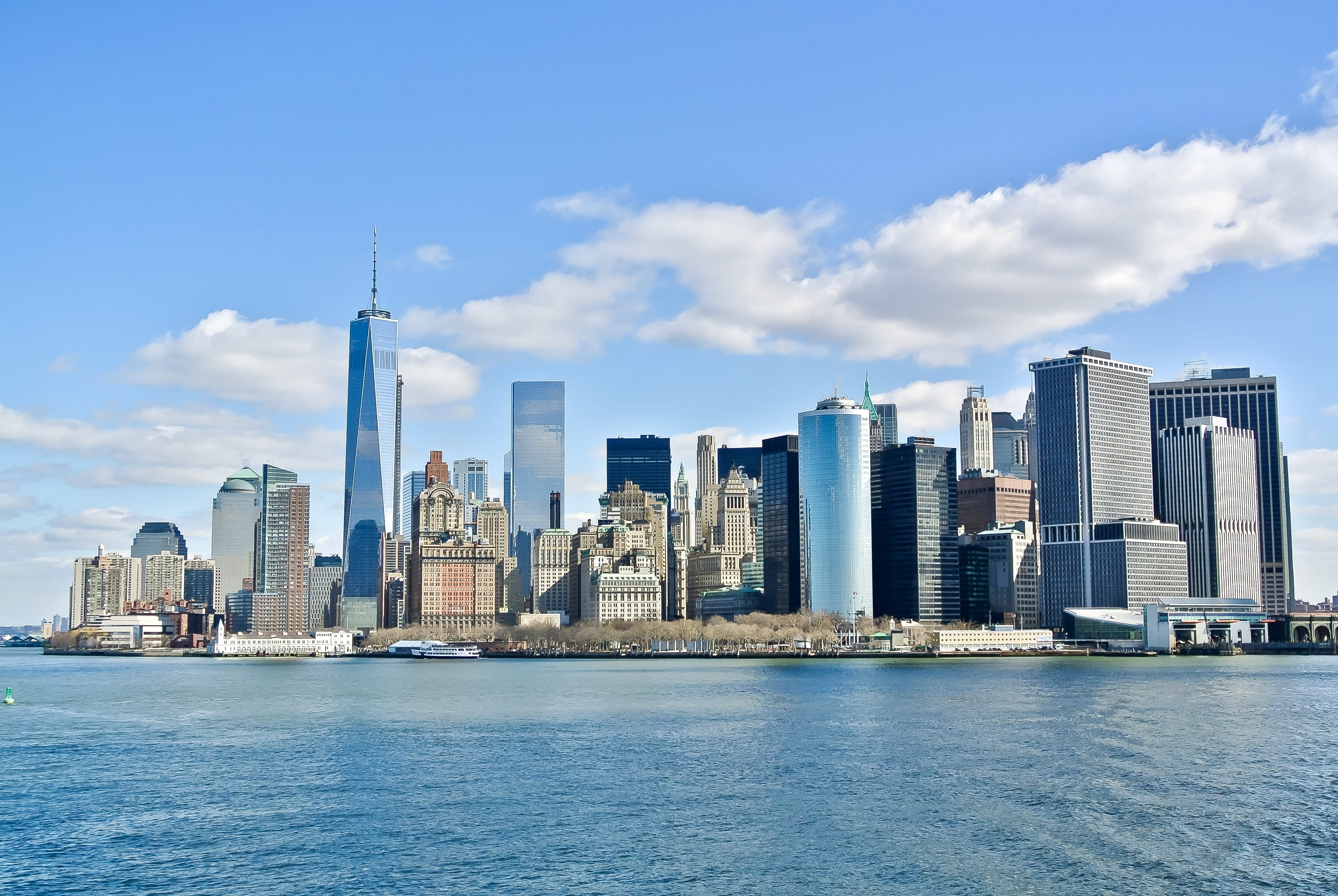 nyc, panorama, outdoors, building, business towers, manhattan, high, tower, cityscape, travel, no people, city, office building exterior, united states, HD Wallpaper