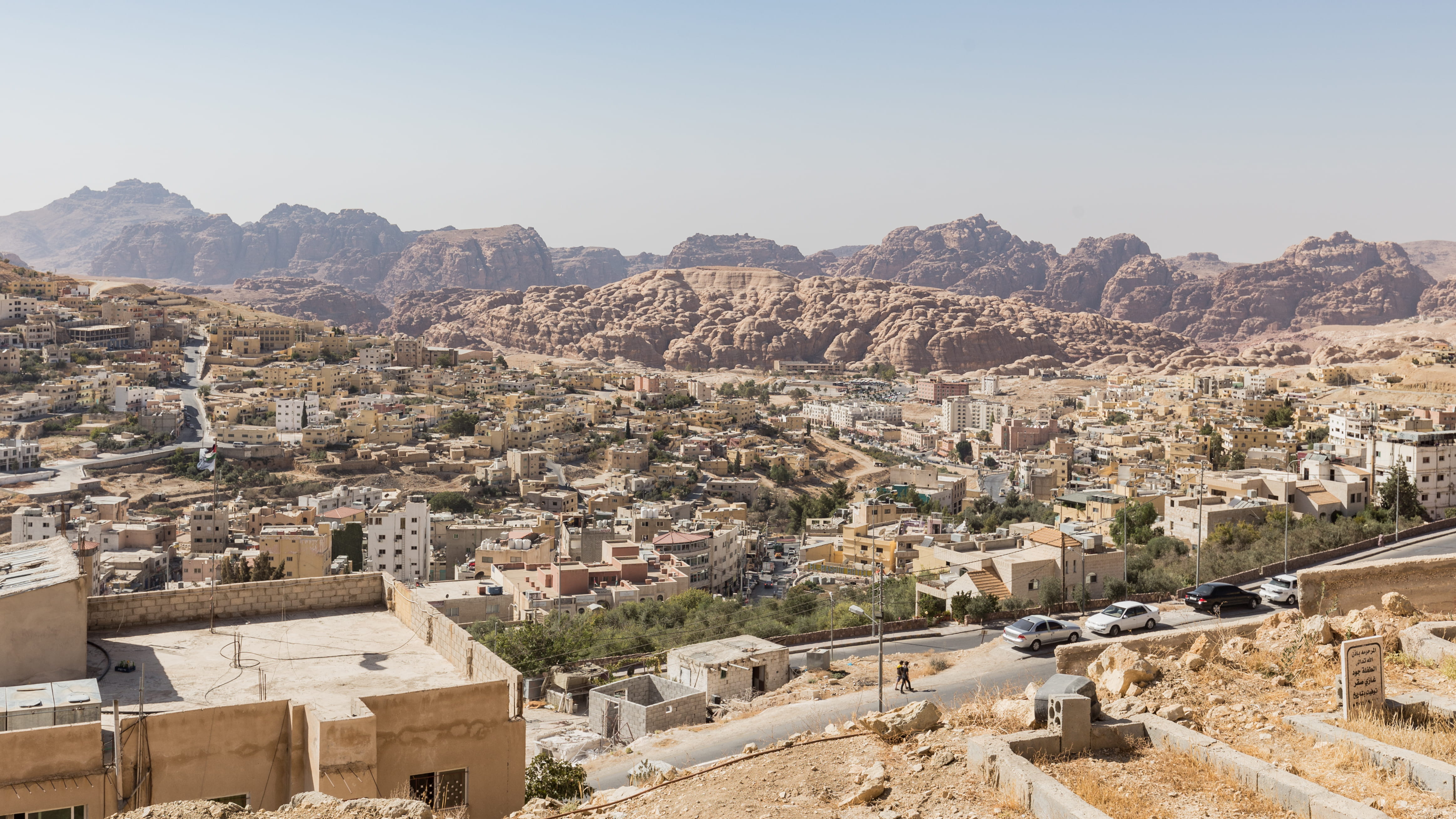 petra, no people, cityscape, outdoors, world, architecture, arid climate, building, plant, residential district, travel destinations, history, day, built structure, HD Wallpaper