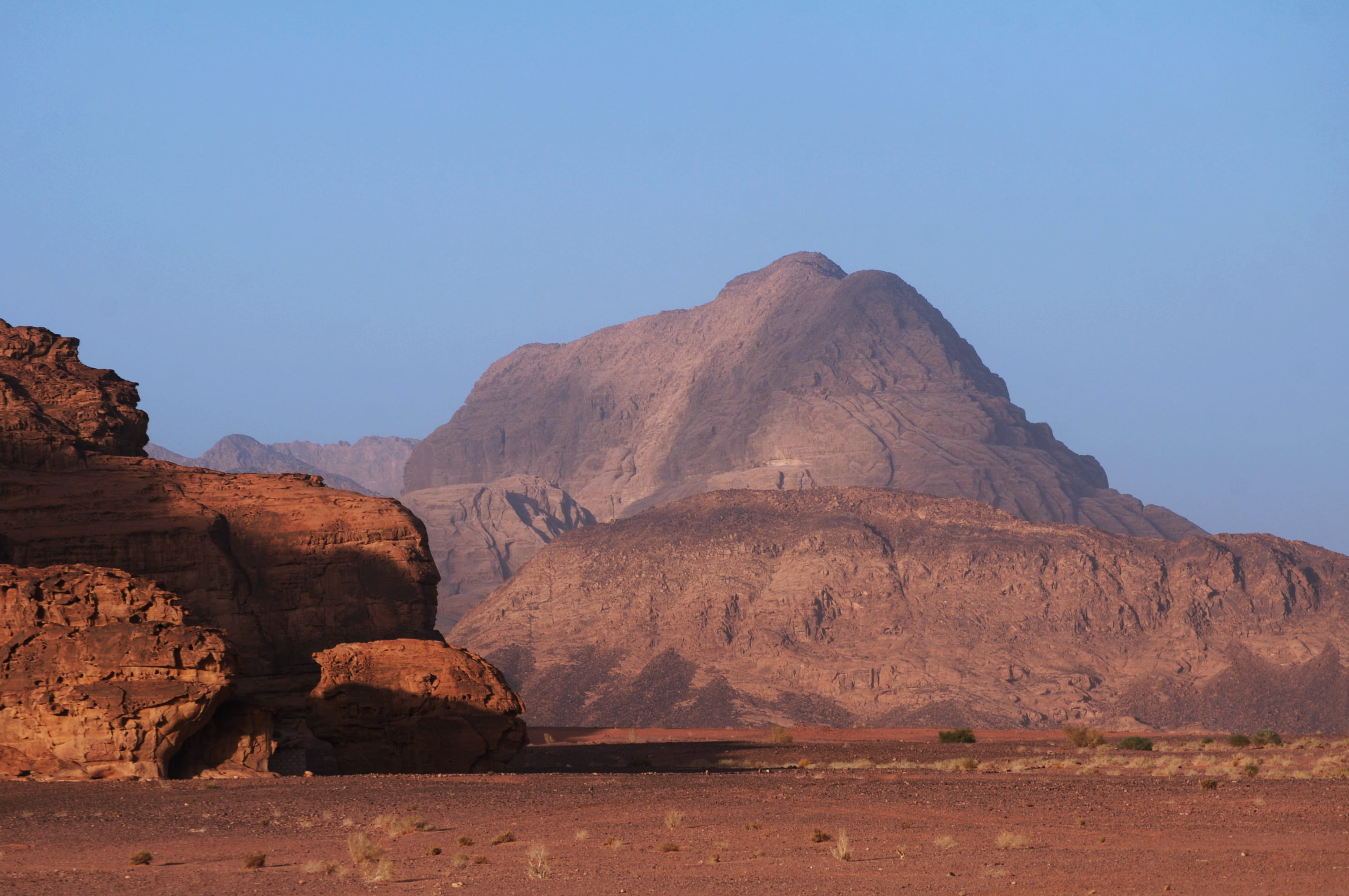 mars, sky, arid climate, 2K, jordan, non-urban scene, tranquility, world, landscape, no people, brown, rock formation, scenics - nature, formation, desert, HD Wallpaper