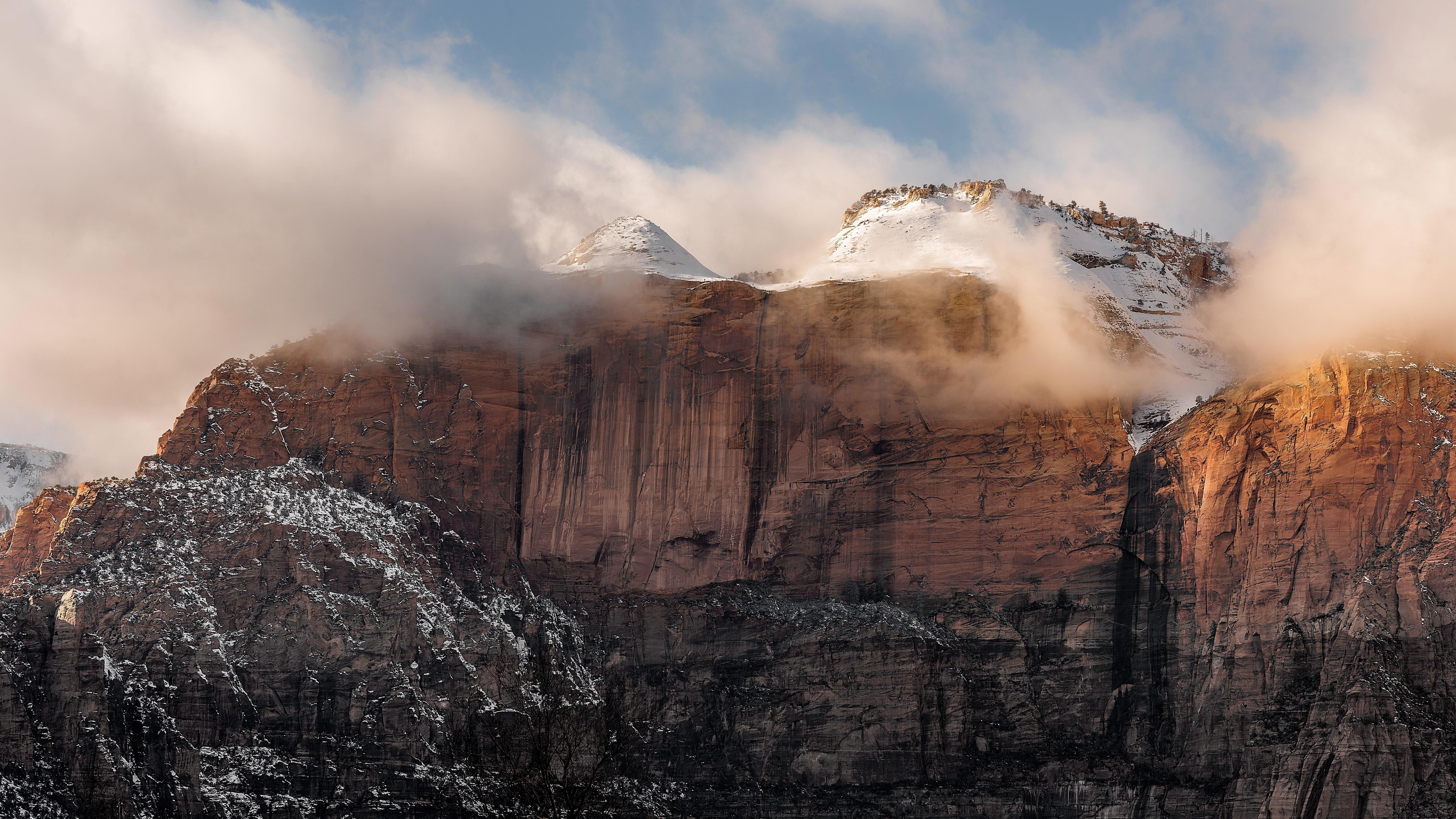 travel, mountain, cloudy, cliff, land, rock - object, usa, geology, sky, rock, winter, photography, outdoors, nature, utah, rock formation, travel destinations, HD Wallpaper