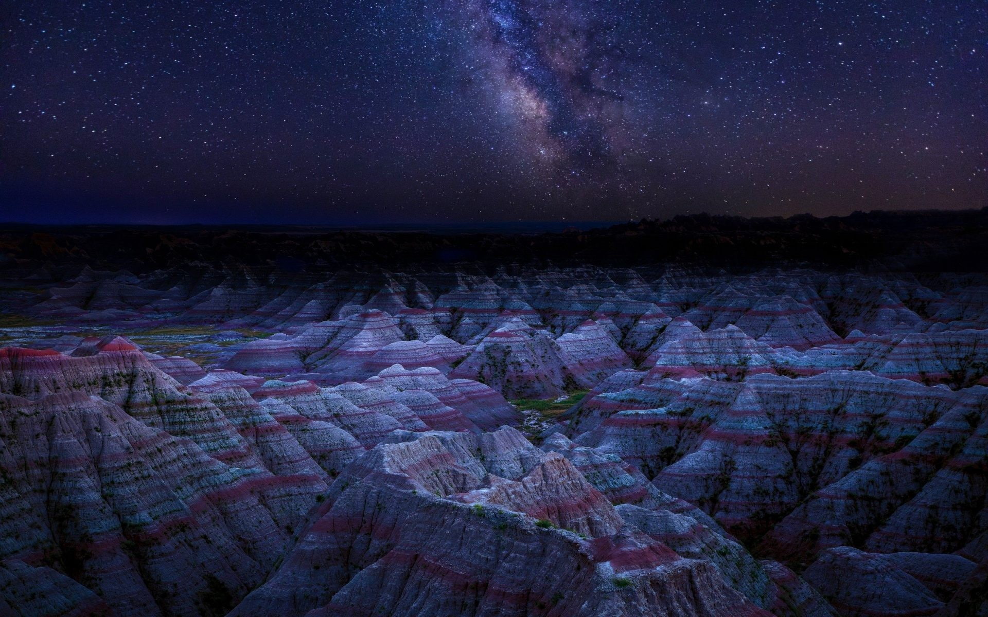 photography, landscape, 1080P, space, Ireland, badlands national park, purple, hills, HD Wallpaper