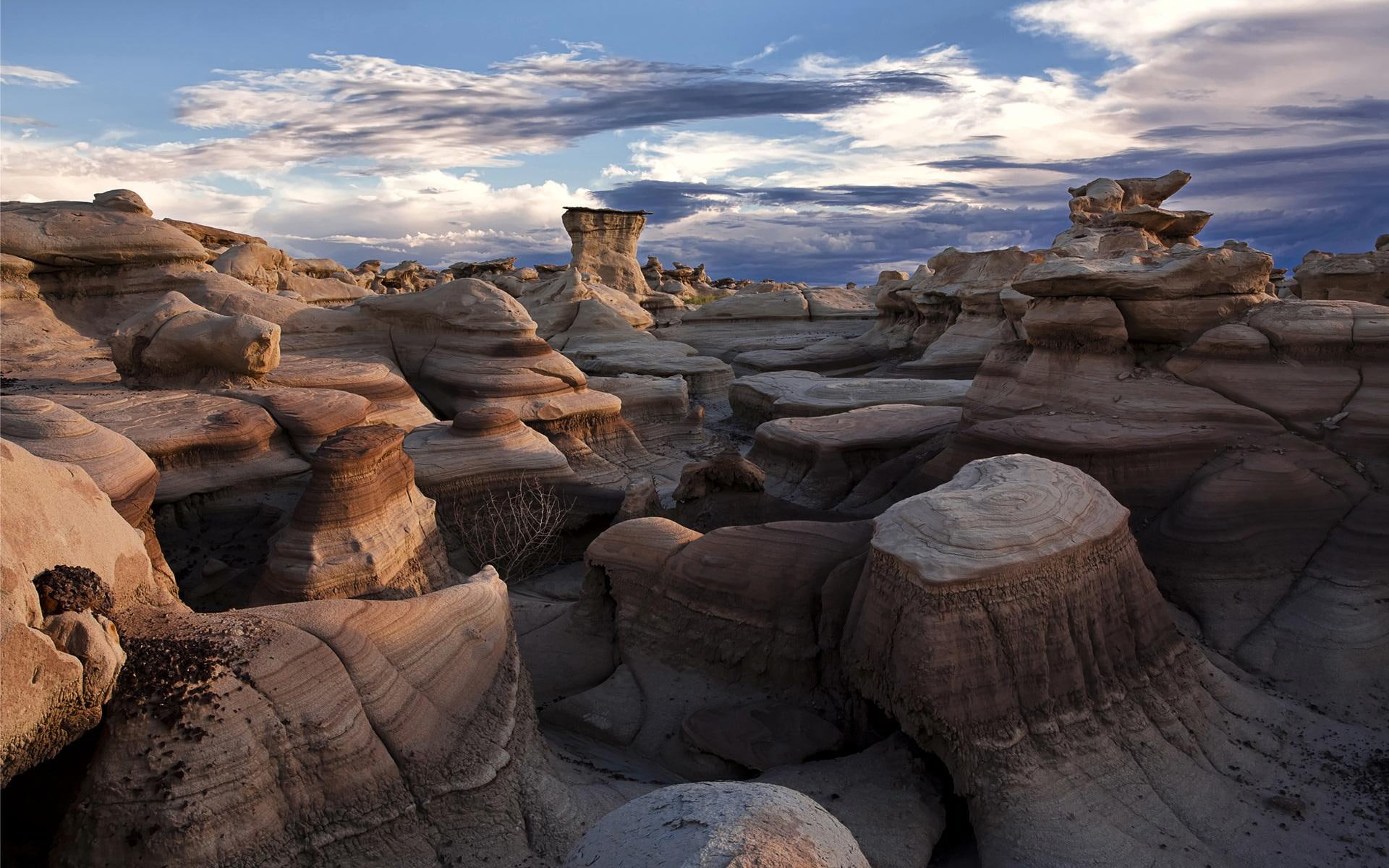 badlands, travel and world, 1080P, new, bisti, mexico, HD Wallpaper