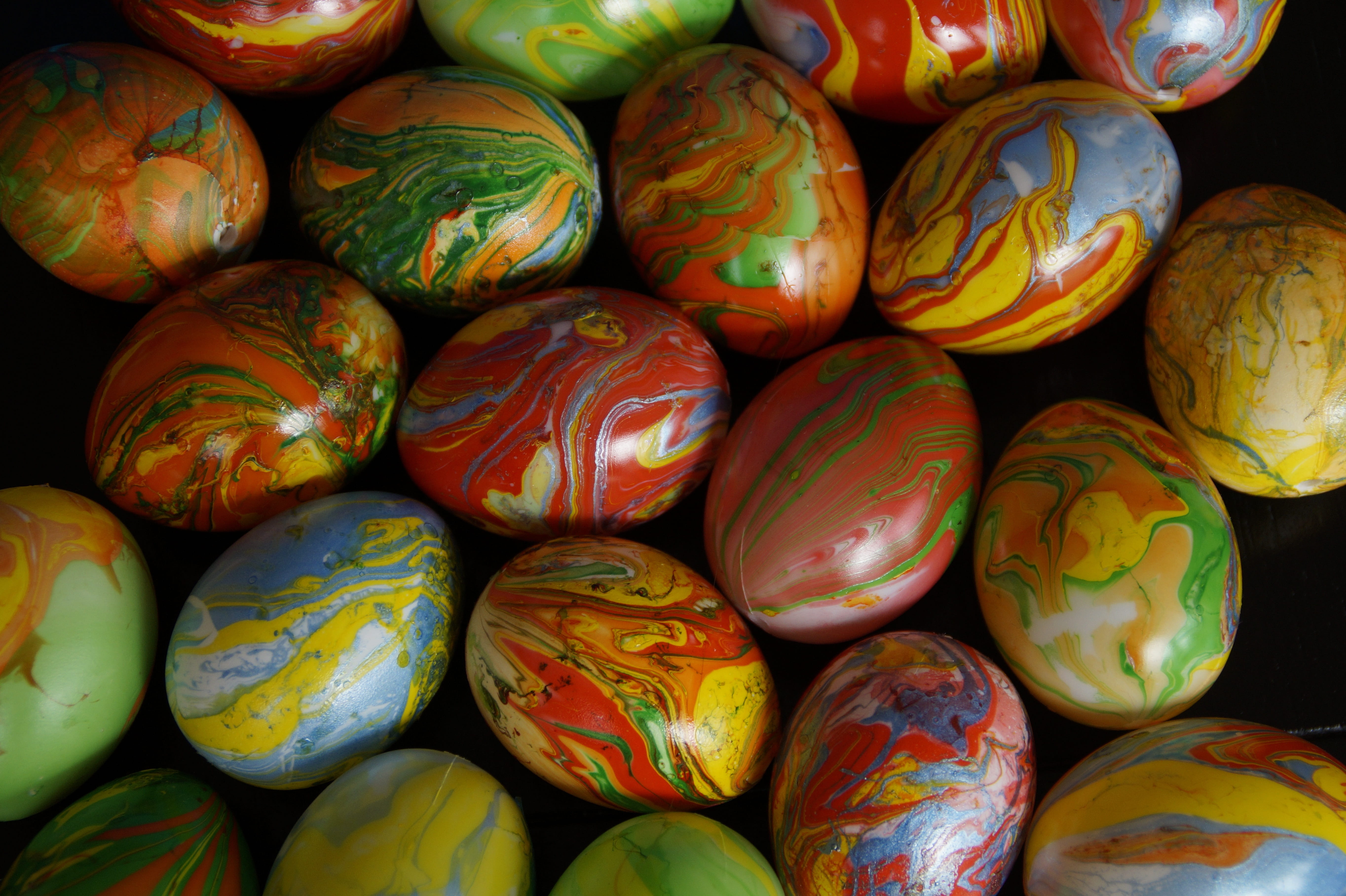 structure, easter, food and drink, easter theme, full frame, large group of objects, Marbled, happy easter, close, no people, background, paint, Easter Eggs, HD Wallpaper