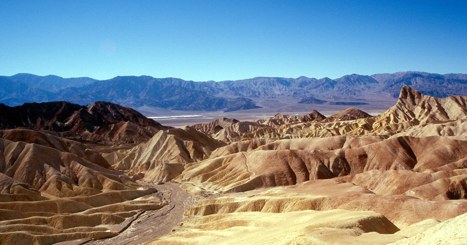 landscape, Zabriskie Point, California, Death Valley, hills, 720P, HD Wallpaper