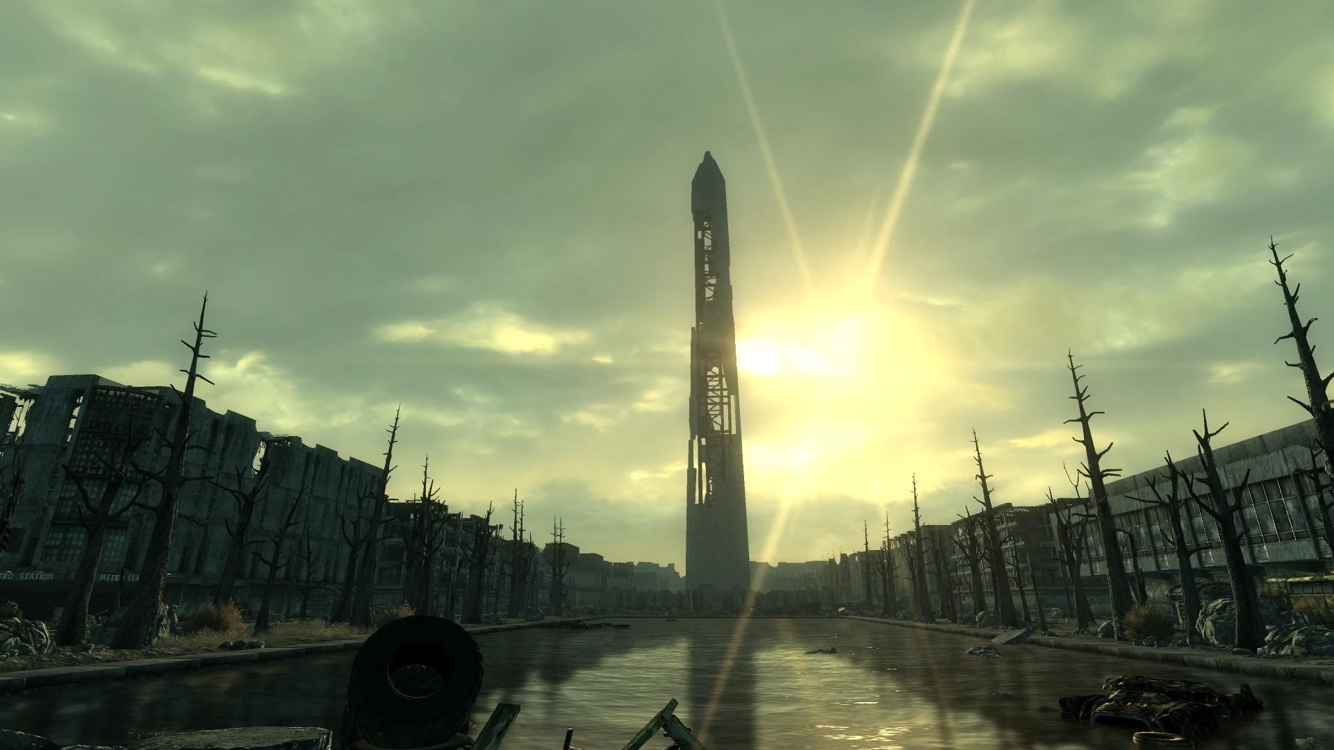 travel destinations, low angle view, fallout, built structure, 1080P, travel, cloud - sky, building exterior, nature, no people, connection, washington, HD Wallpaper