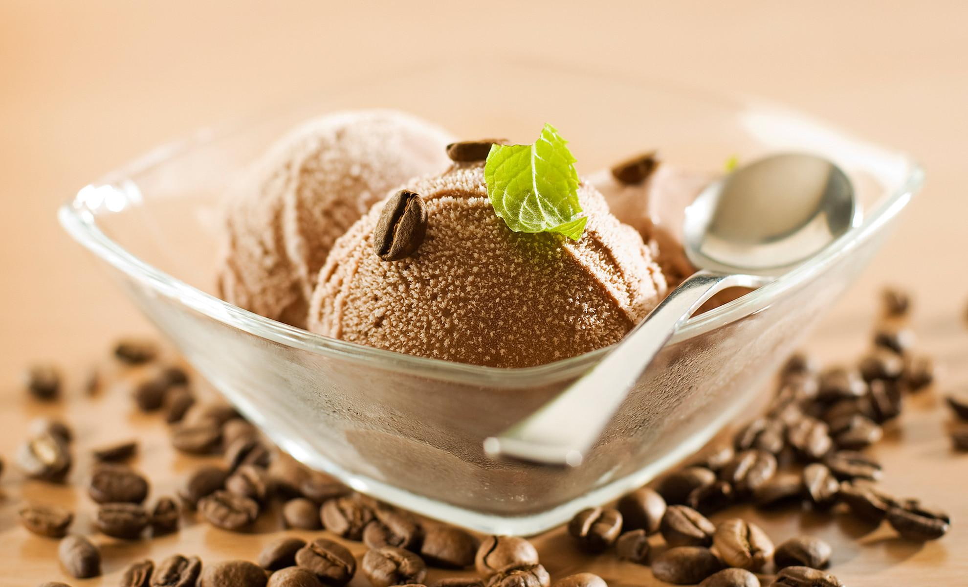 food, ymmy, 3d and abstract, nice, 1080P, ice, cream, fruits, cool, HD Wallpaper