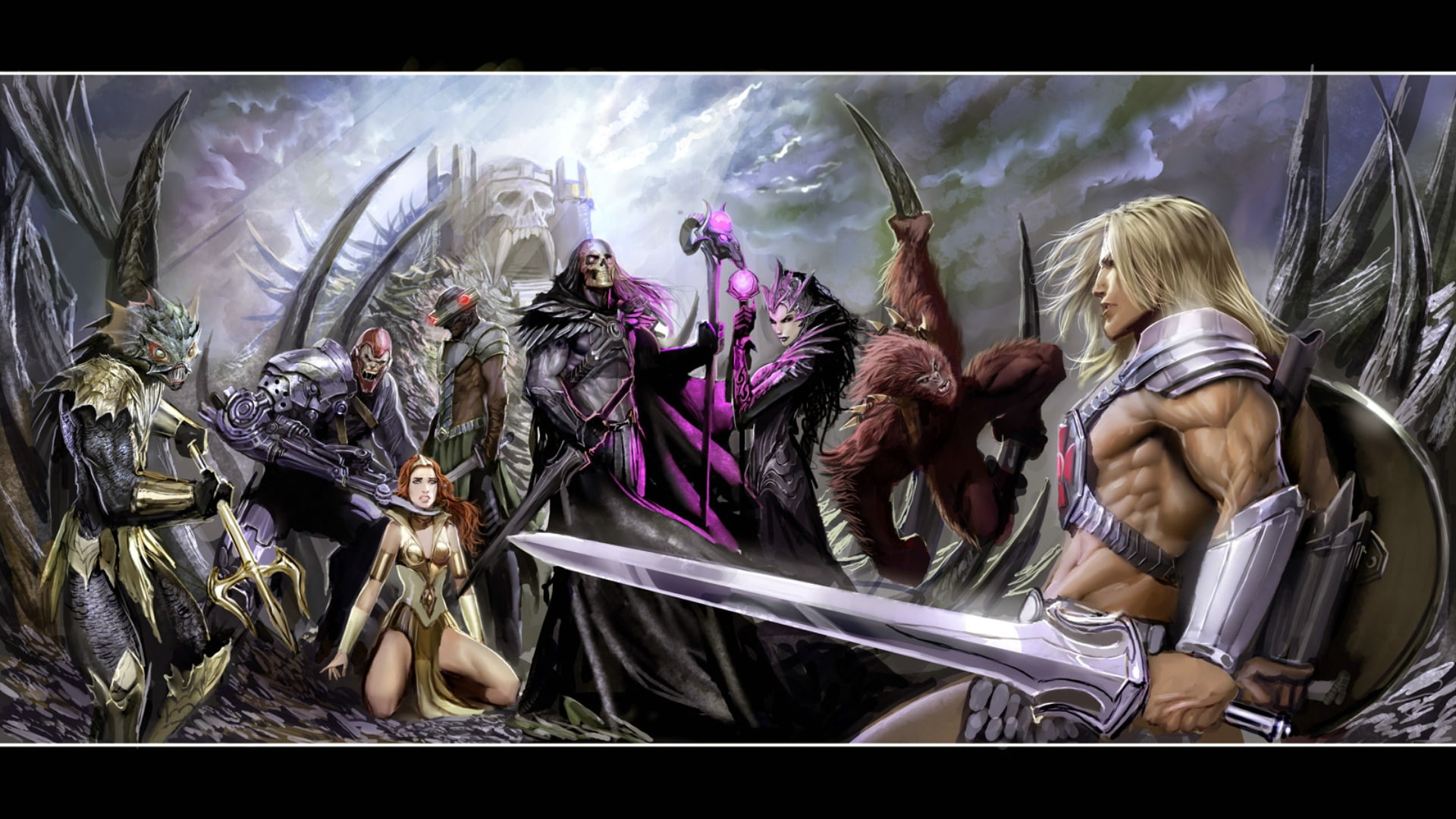 anime, 1080P, hd, comics, he, man, universe, masters, characters, and, HD Wallpaper