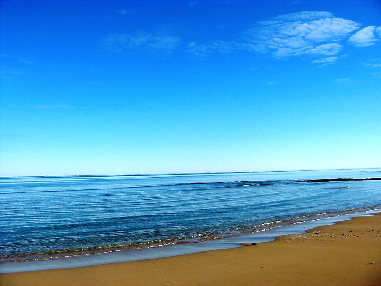 720P, water, blue sky, ocean, Western Australia, blue, nature, sand, outdoors, landscape, sky, outback, Pilbara, beach, summer, sea, oceania, pardoo, body, HD Wallpaper