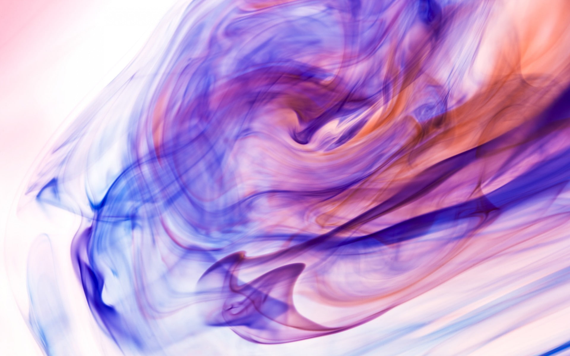 ink, colorful, abstract, 1080P, diffused, paint in water, HD Wallpaper