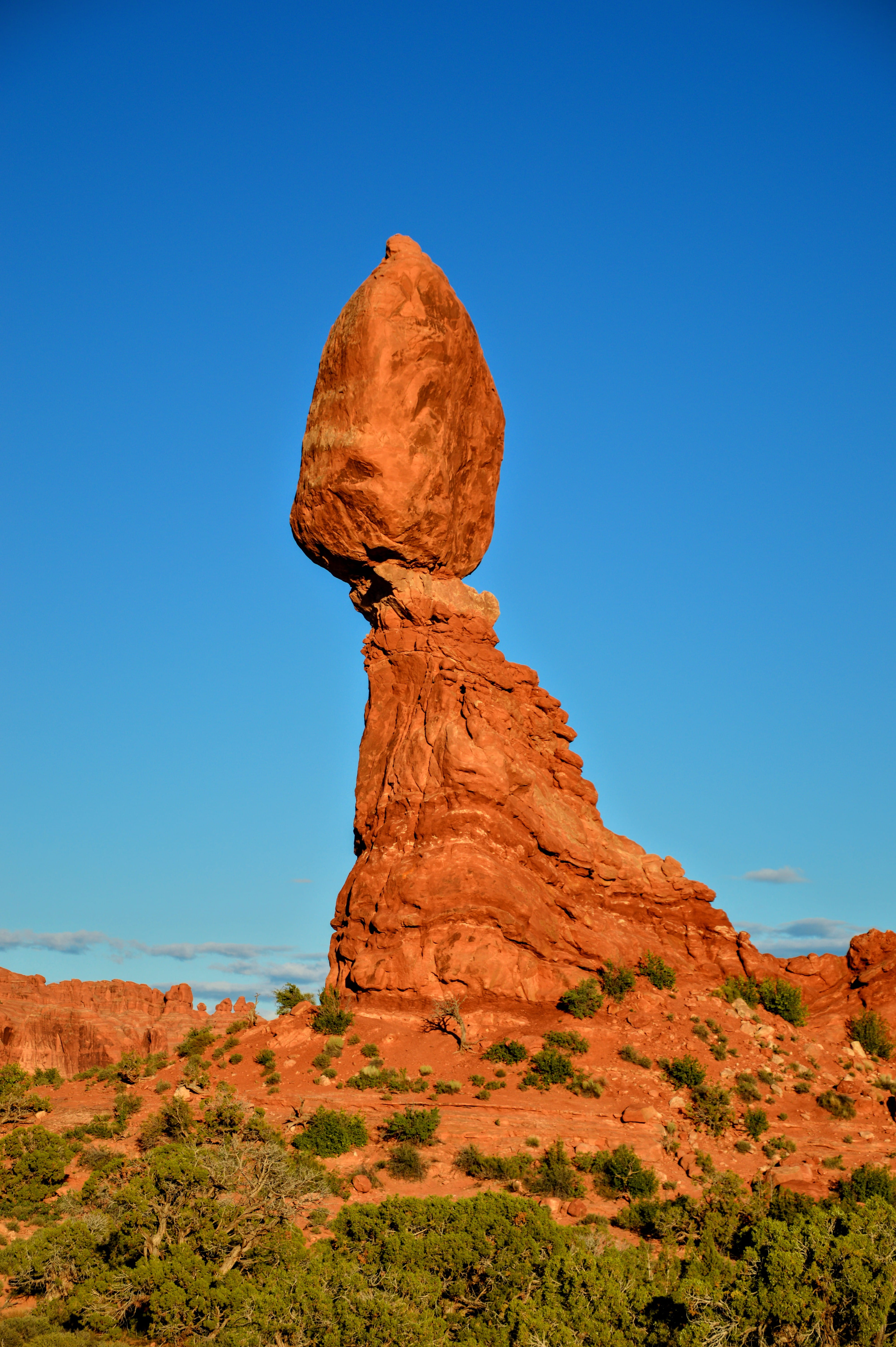 no people, eroded, clear sky, physical geography, tranquility, red rock, non-urban scene, rock, tranquil scene, beauty in nature, travel destinations, geology, Phone HD Wallpaper