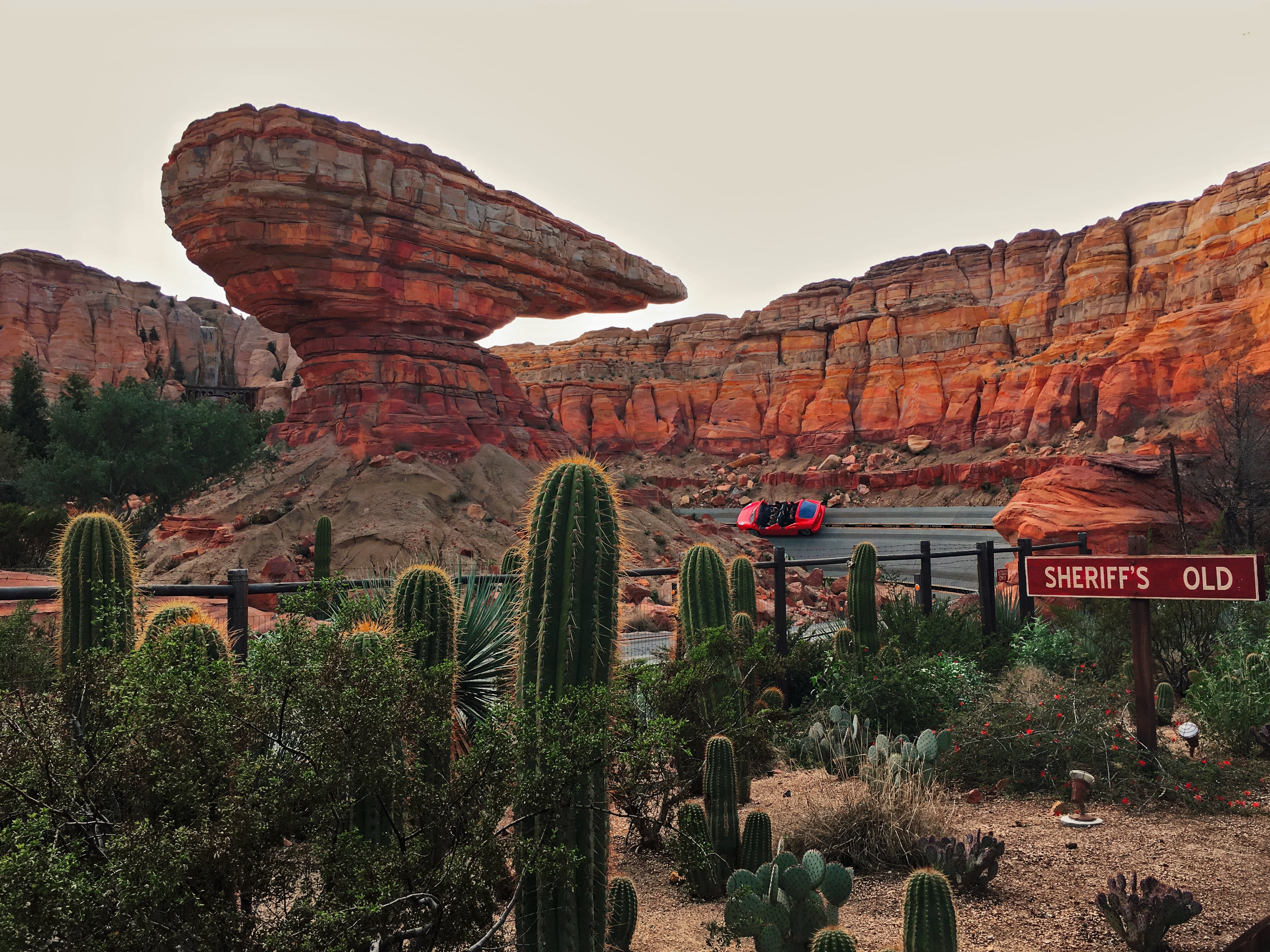physical geography, amusement park, disney california adventure, scenics - nature, rock formation, nature, outdoors, geology, climate, eroded, theme park, HD Wallpaper