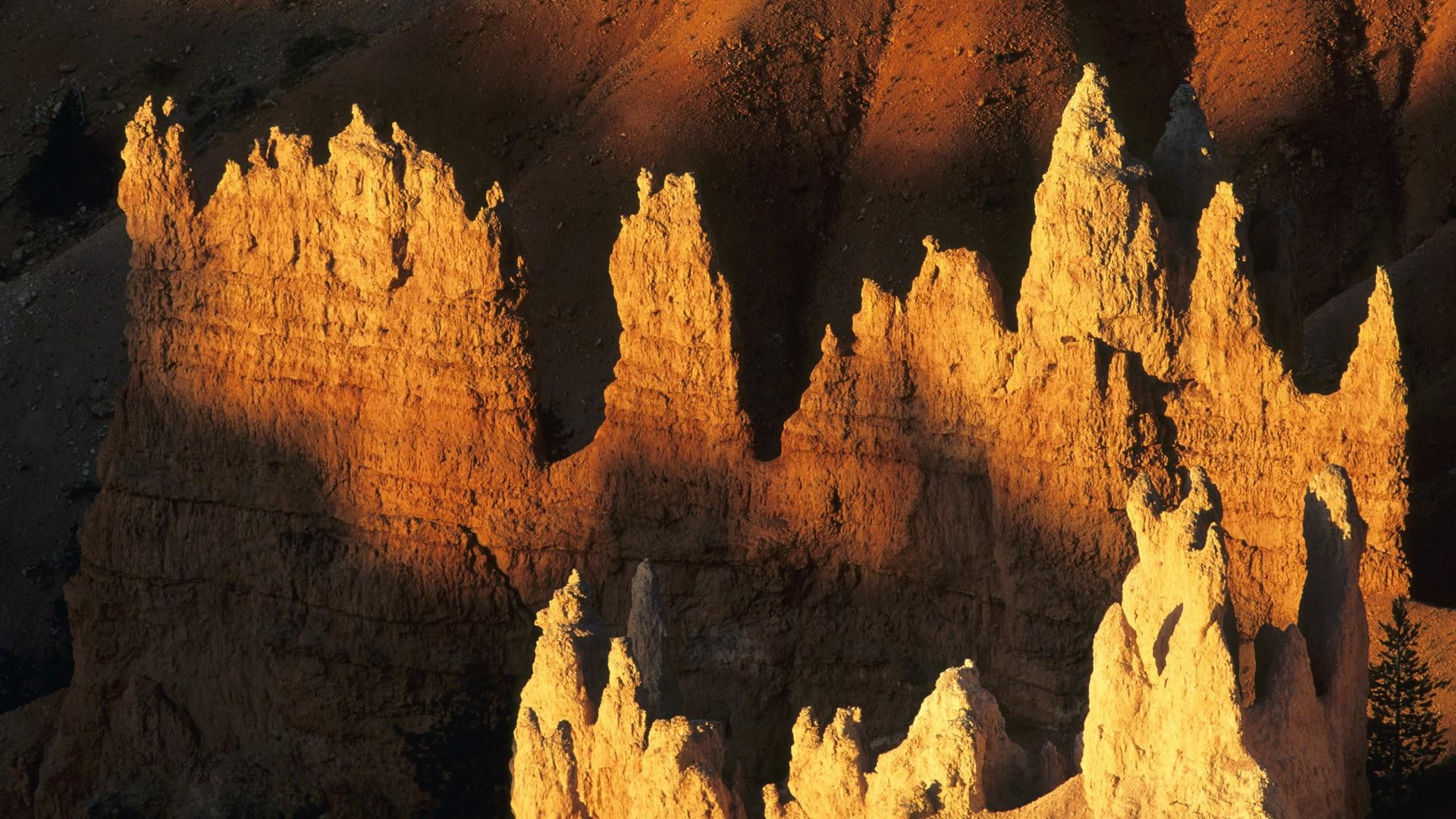 brown, canyon, photogaphy, nature, amazing, colors, wonder, bryce, 1080P, utah, beauty, natural, 3d and abstract, HD Wallpaper