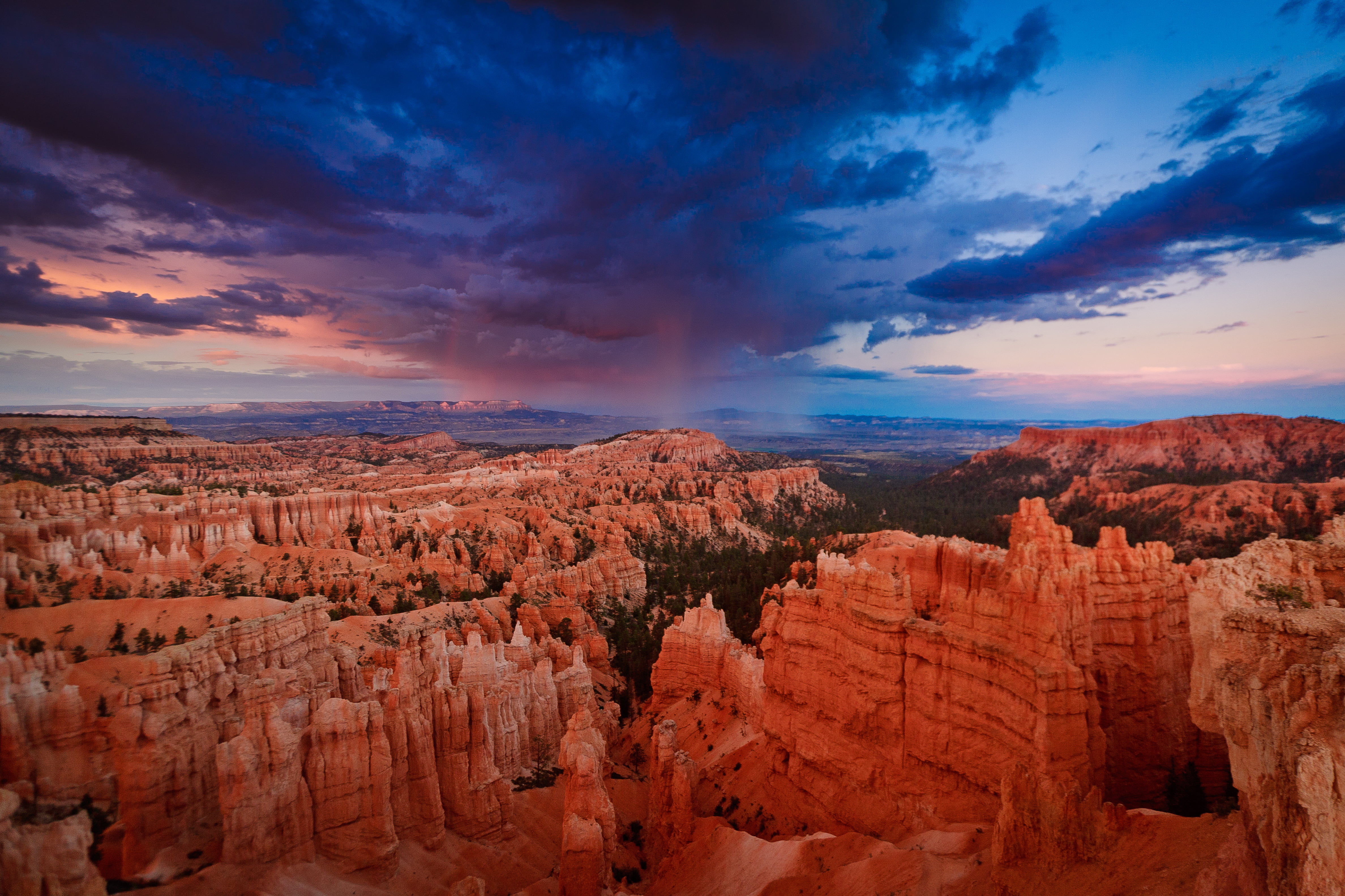 climate, no people, sandstone, sunset, solid, clouds, national, tranquility, scenics - nature, rock, park, rock - object, 4K, tourism, tranquil scene, HD Wallpaper