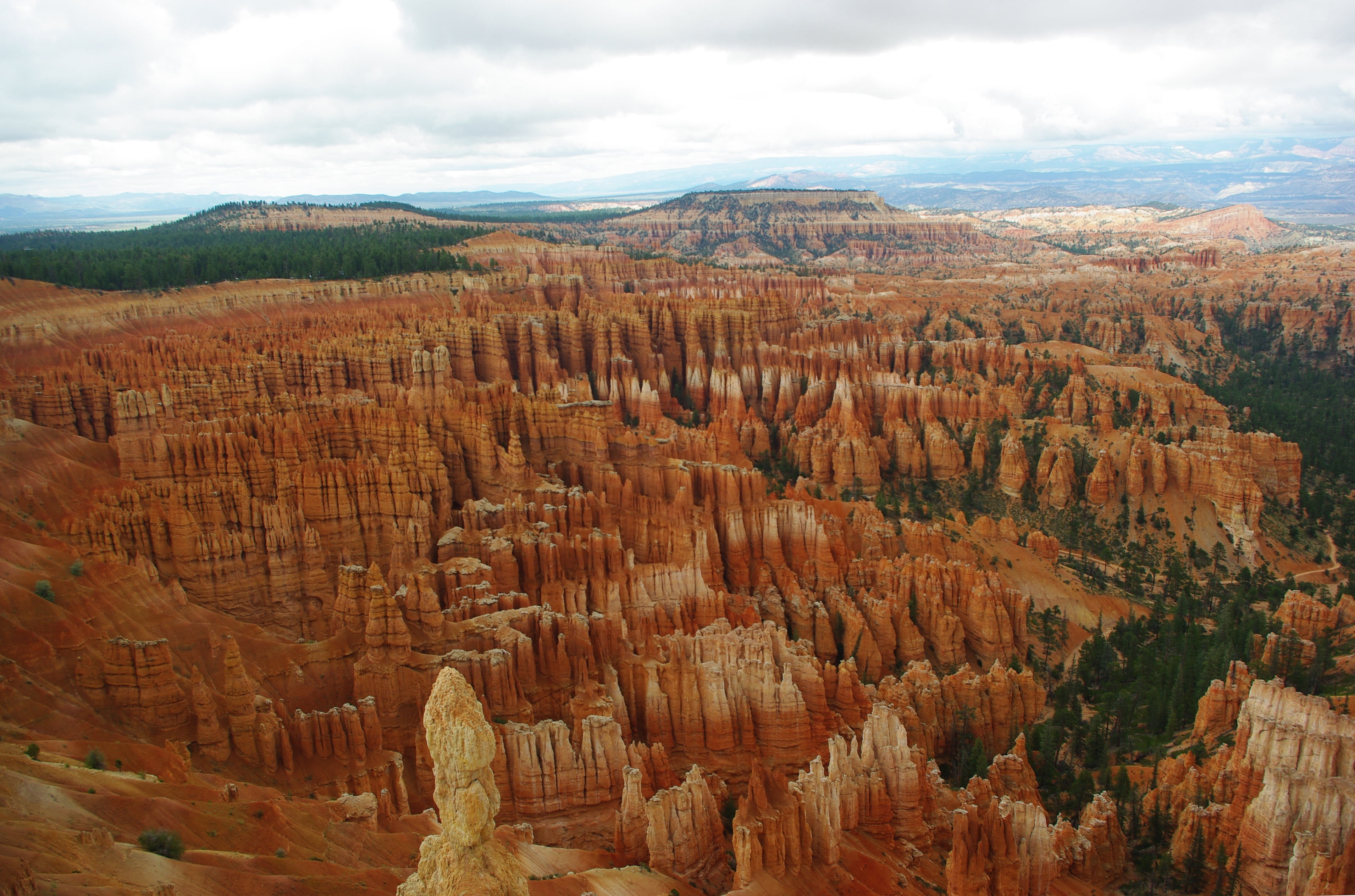 adventure, high angle view, no people, outdoors, scenic, blue, scenery, park, white, mountains, solid, national park, summer, idyllic, sky, bryce canyon, HD Wallpaper