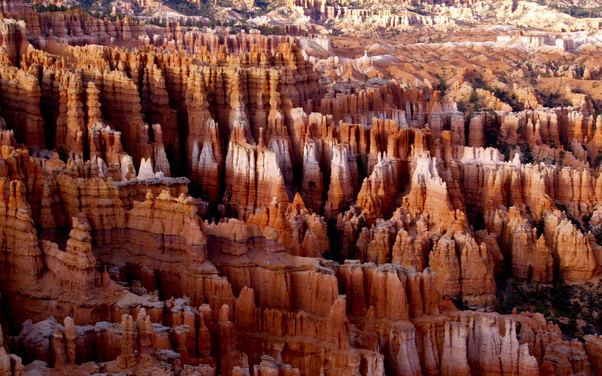 solid, red, geology, tranquility, Red, travel destinations, no people, rock, Bryce Canyon, tourism, touris attraction, day, rocks, beauty in nature, full frame, HD Wallpaper