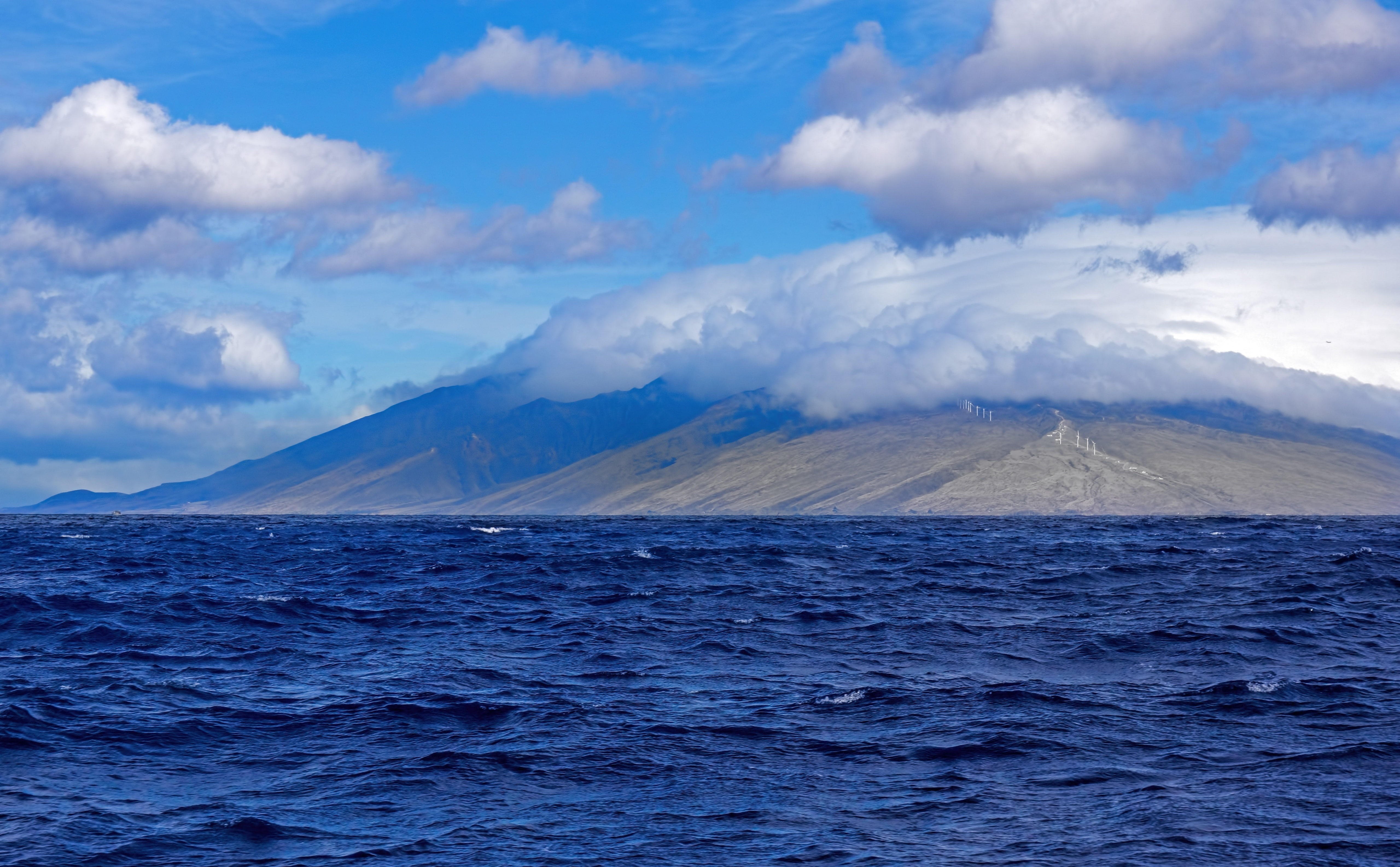 brown, no people, geotagged, nature, mountain, scenics - nature, winter, Island, bild, Hawaii, maui, sea, Sony, crater, water, februar, unitedstates, cold temperature, HD Wallpaper
