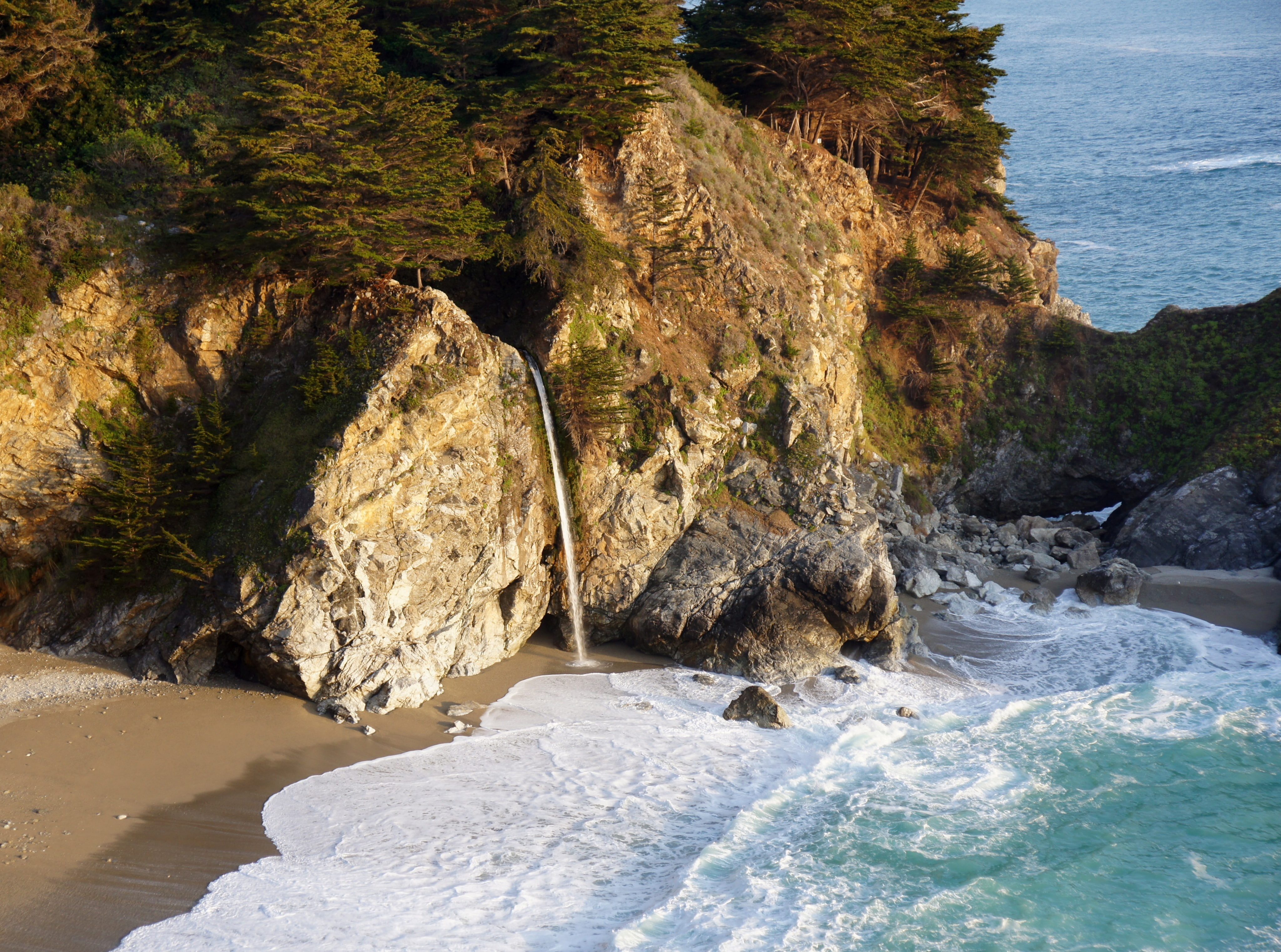 Coast, 4K, beauty in nature, burns, America, tranquility, sea, Picture, Monterey, strand, geotagged, United States, Spring, kalifornien, rock formation, HD Wallpaper