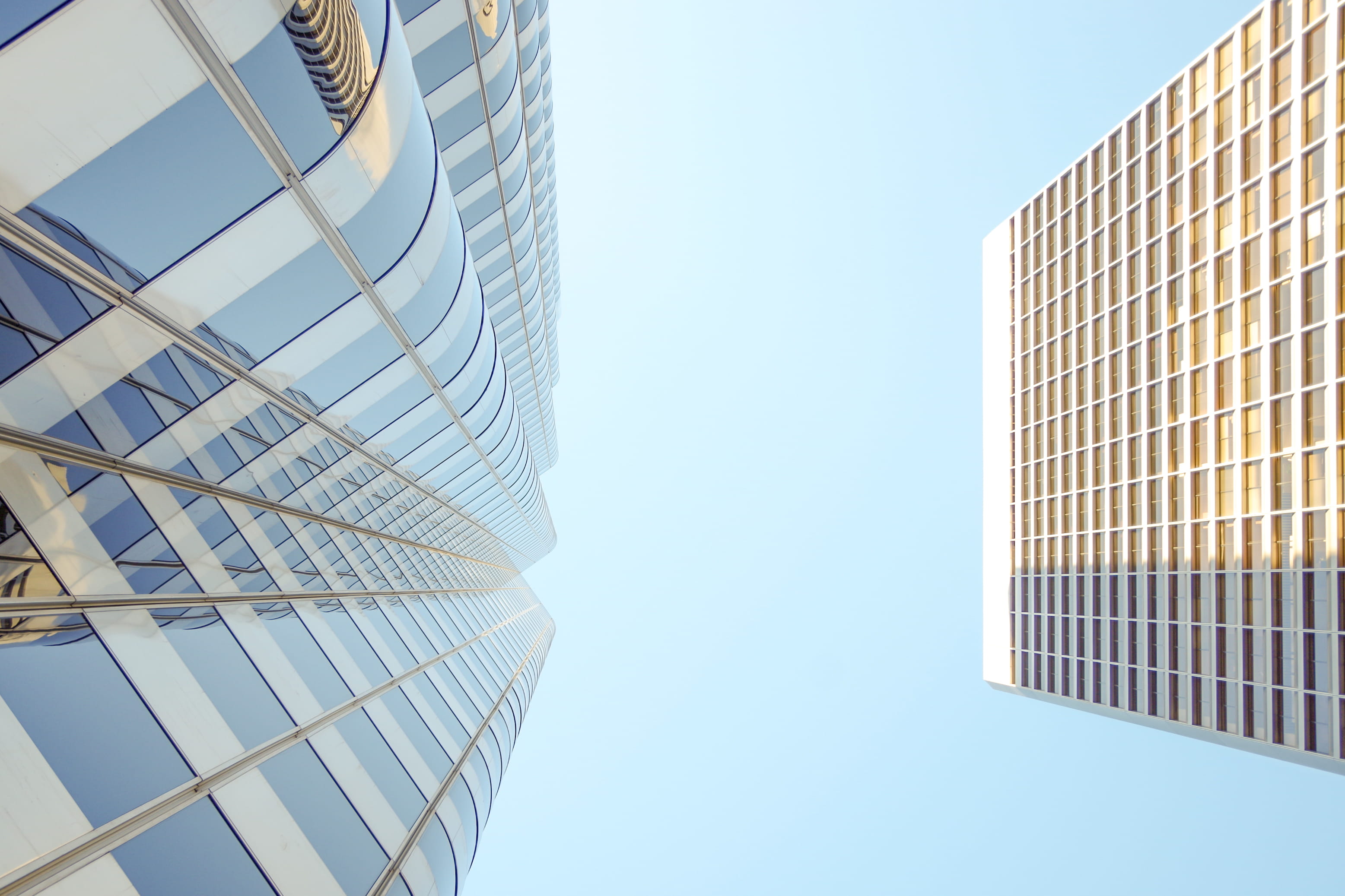 united states, tall - high, market street, directly below, building exterior, steel, architecture, california, skyscraper, perspective, city, blue, market, HD Wallpaper
