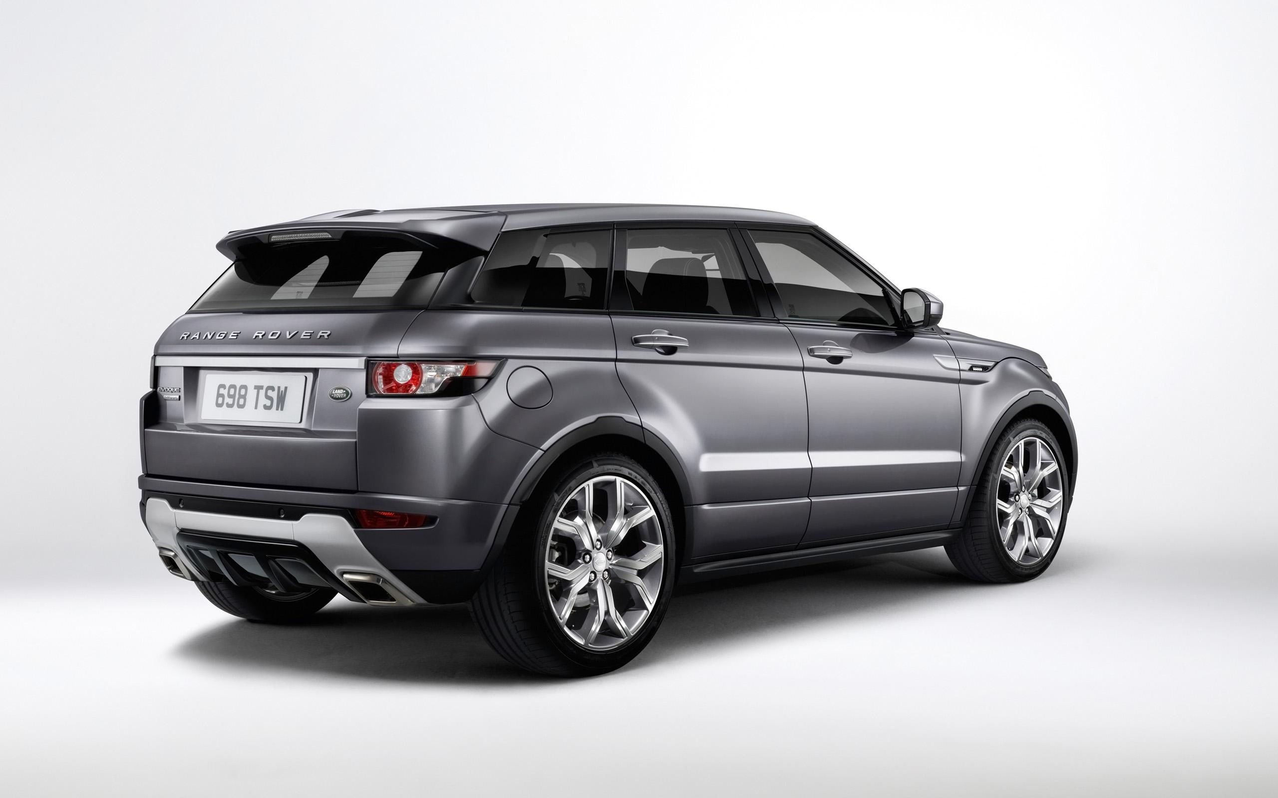 2K, silver, evoque, rover, cars, land rover, autobiography, suv, 2015, range, HD Wallpaper