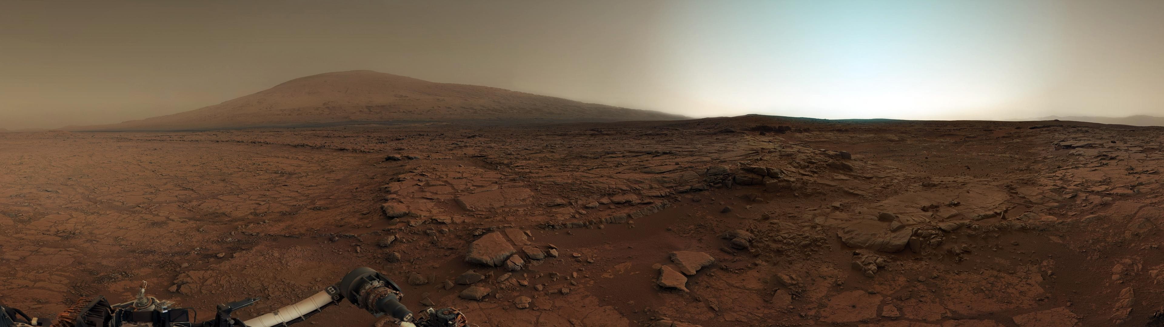 4K, Curiosity, Mars, landscape, space, HD Wallpaper