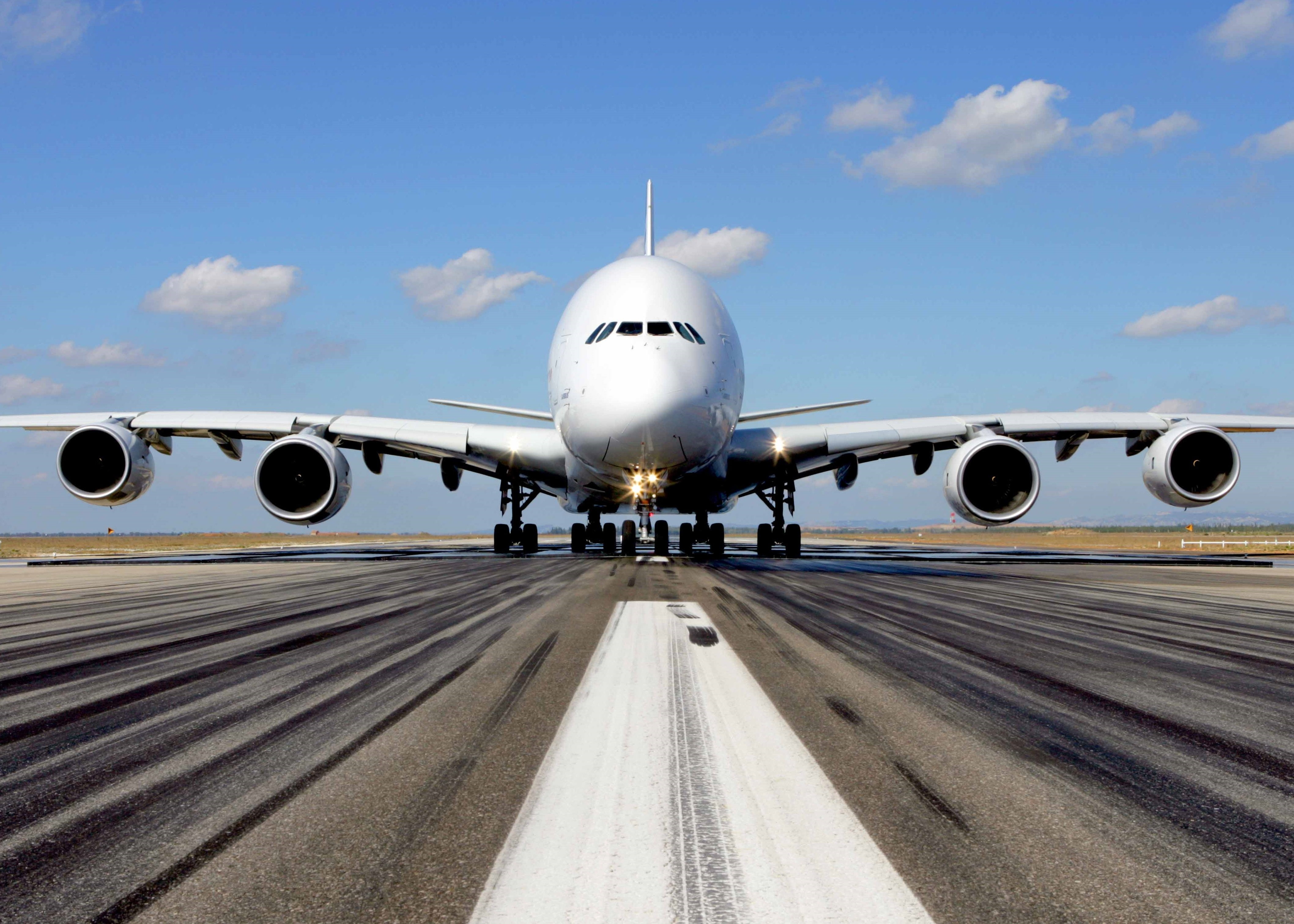 a380, airplane, airbus, 4K, plane, transport, airliner, HD Wallpaper