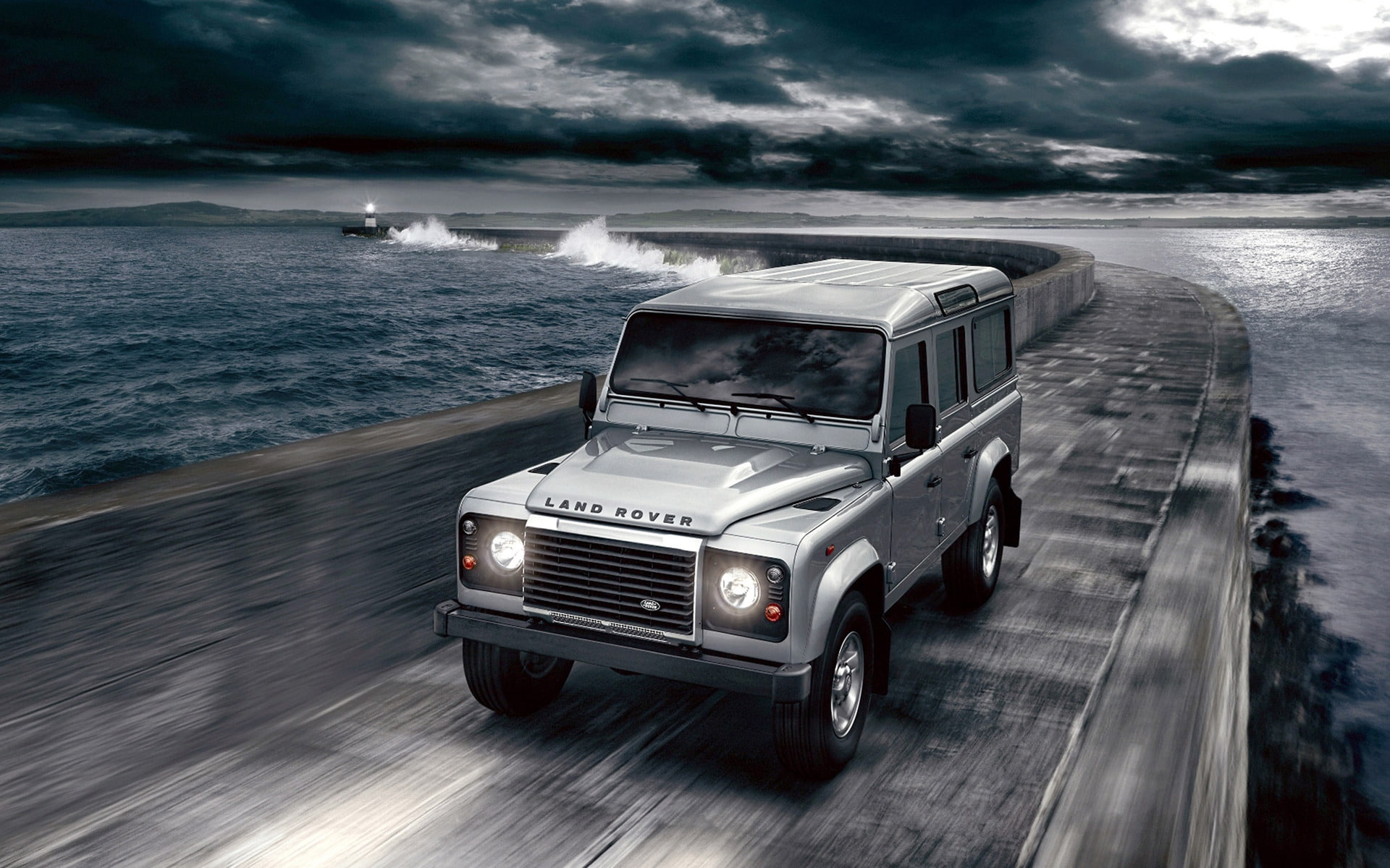 defender, 1080P, land, rover, HD Wallpaper