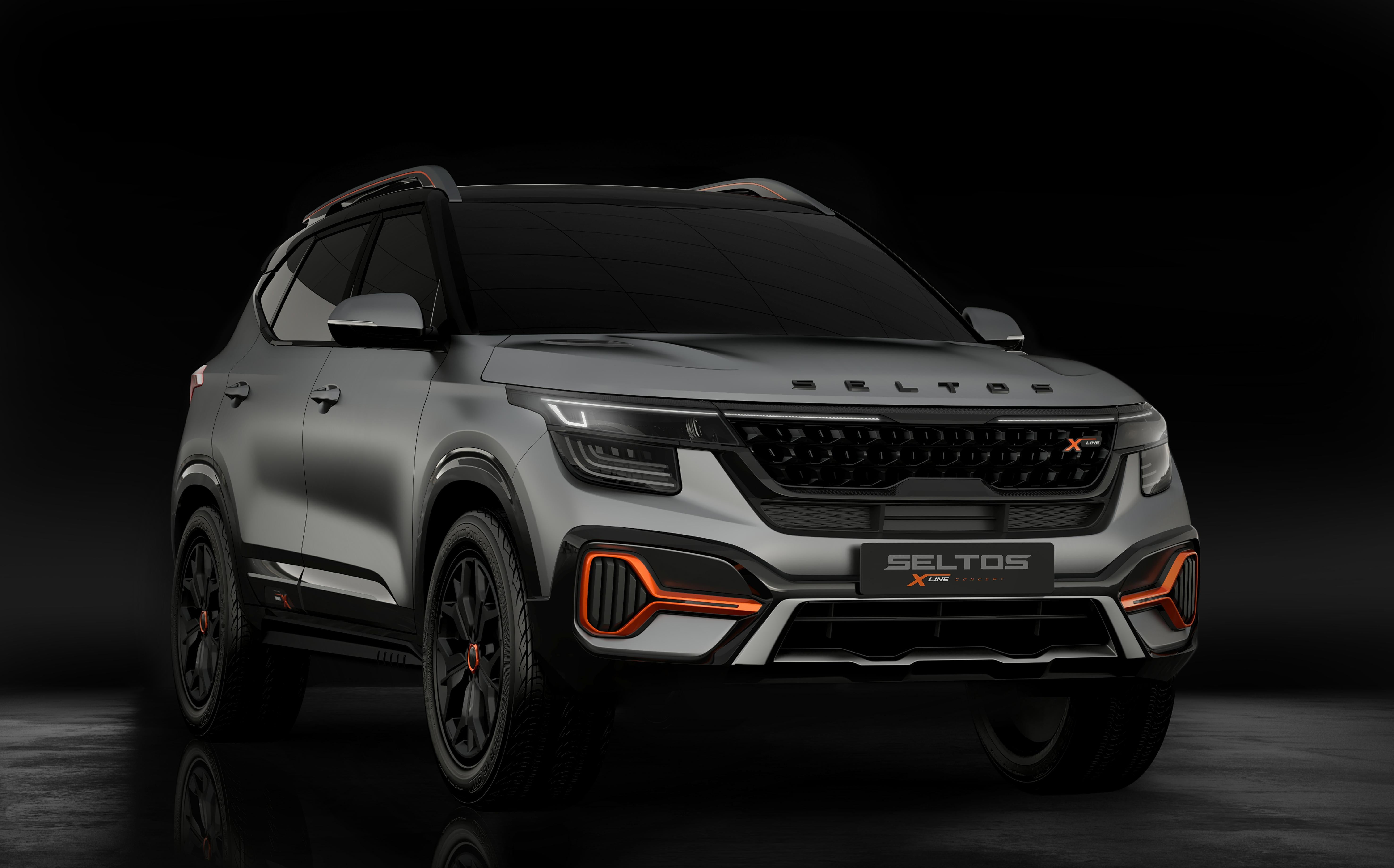 Concept, 5K, 2020, Kia Seltos, X-Line, HD Wallpaper